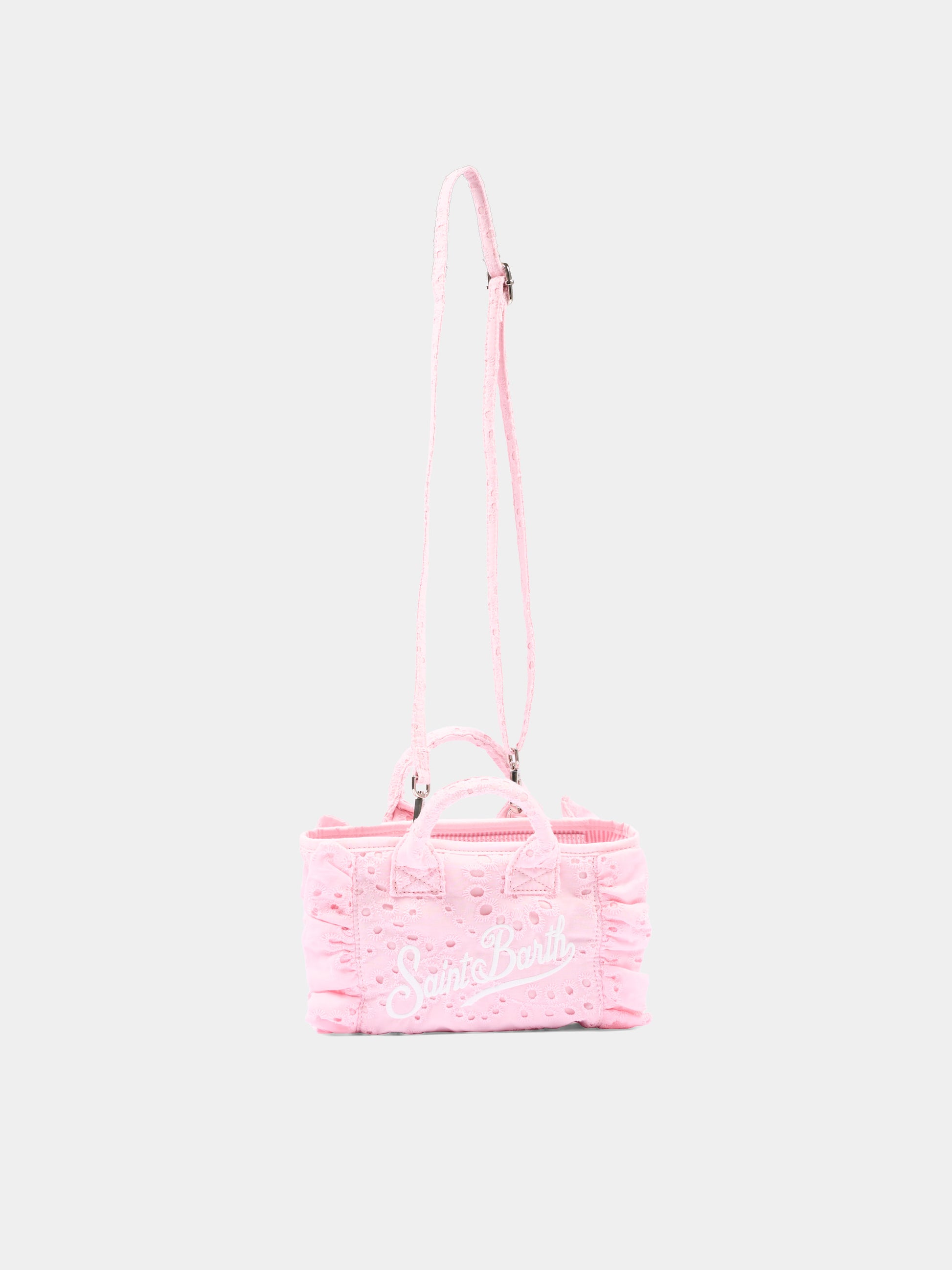 Borsa rosa Vanity Mini Volant per bambina,Mc2 Saint Barth,VAMI018 02531L