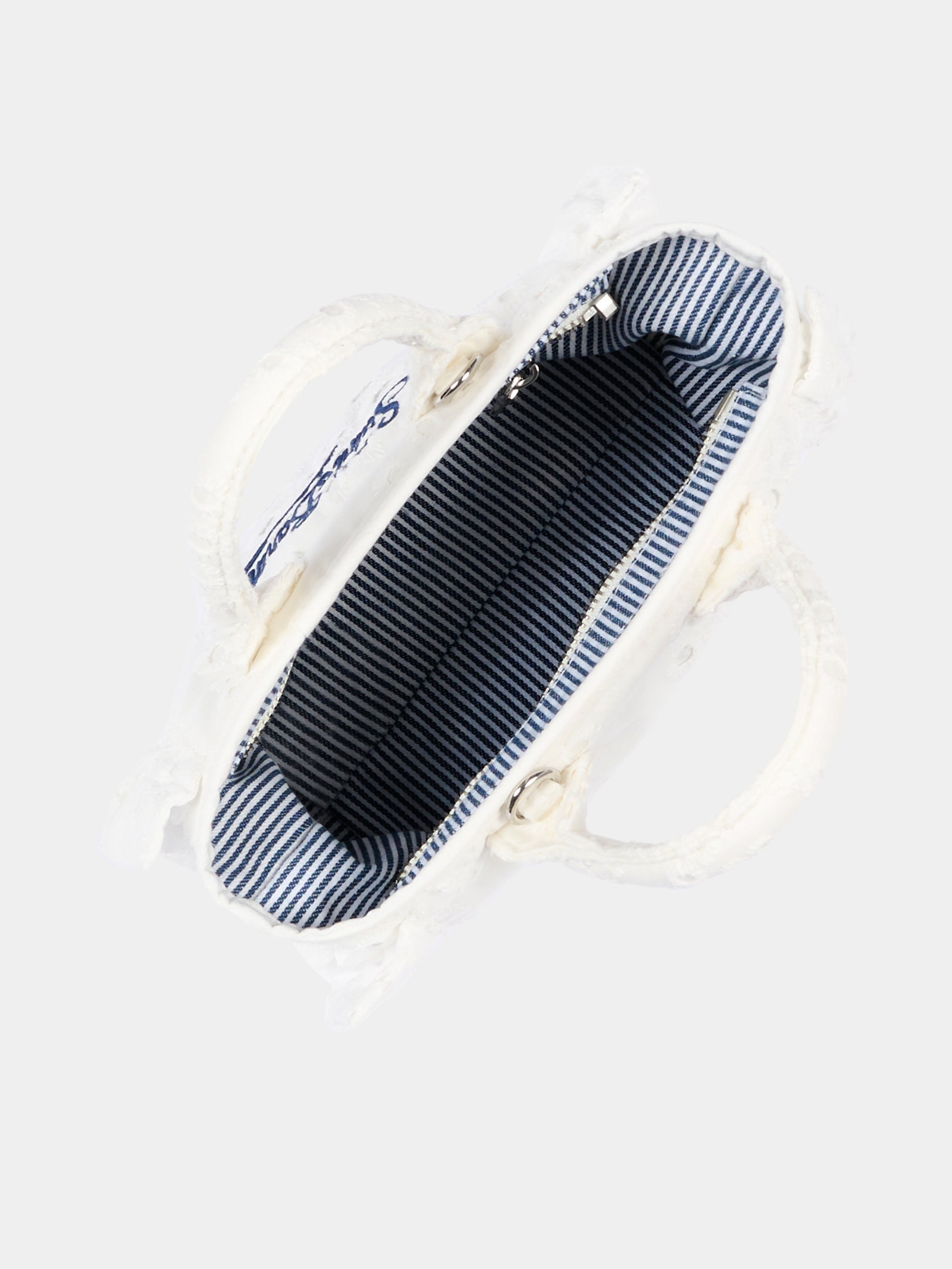 Borsa bianca Vanity Mini Volant per bambina,Mc2 Saint Barth,VAMI018 00434L