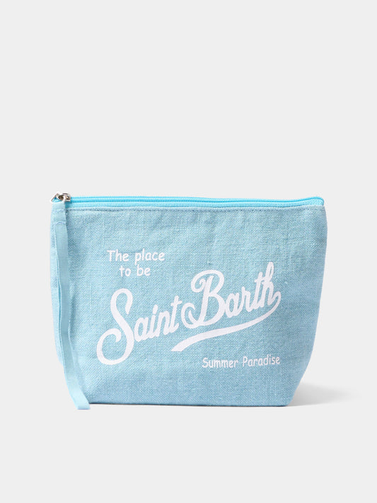 Pochette celeste Aline Linen per bambini,Mc2 Saint Barth,ALI0004 00555L