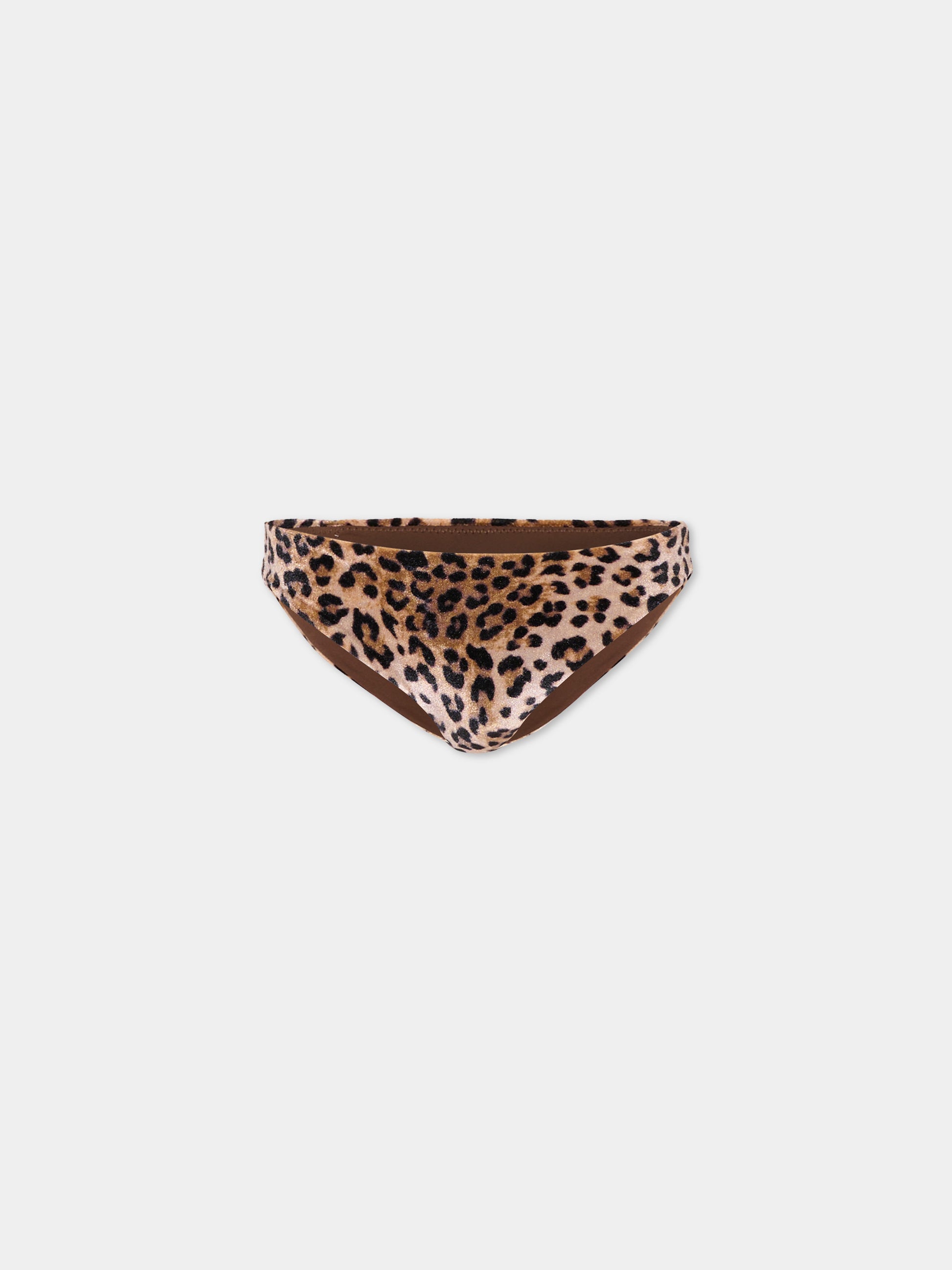 Slip marrone  madame  per bambina,Mc2 Saint Barth,MAD0001 00651L