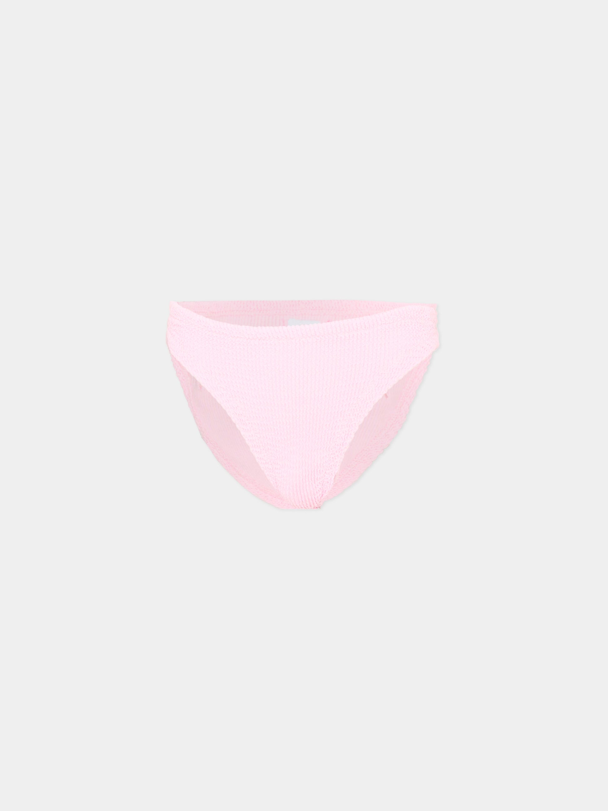 Slip bikini rosa  madame w  per bambina,Mc2 Saint Barth,MAD0002 02943L