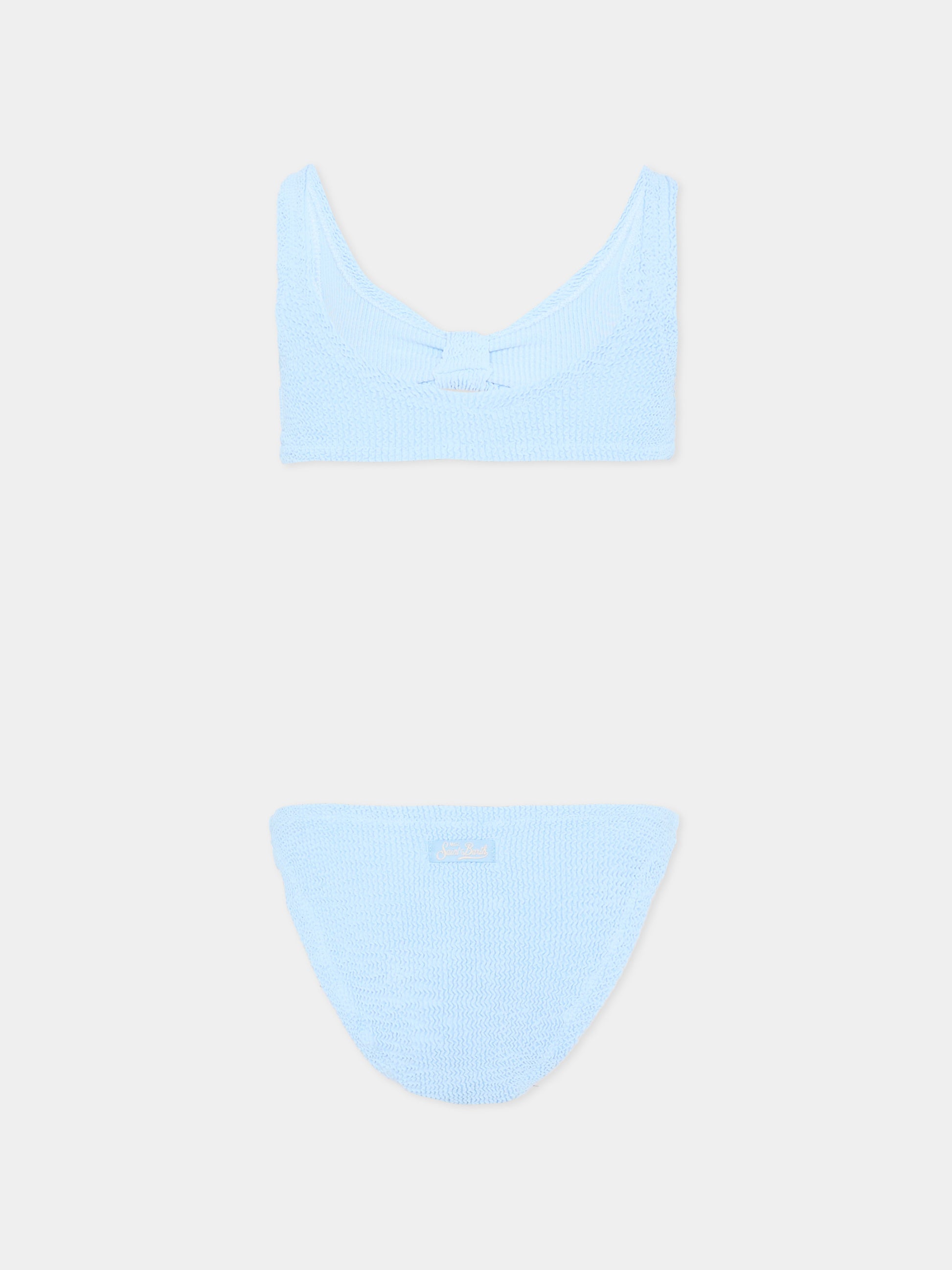 Bikini celeste Nixie W per bambina,Mc2 Saint Barth,NXE0001 00043L