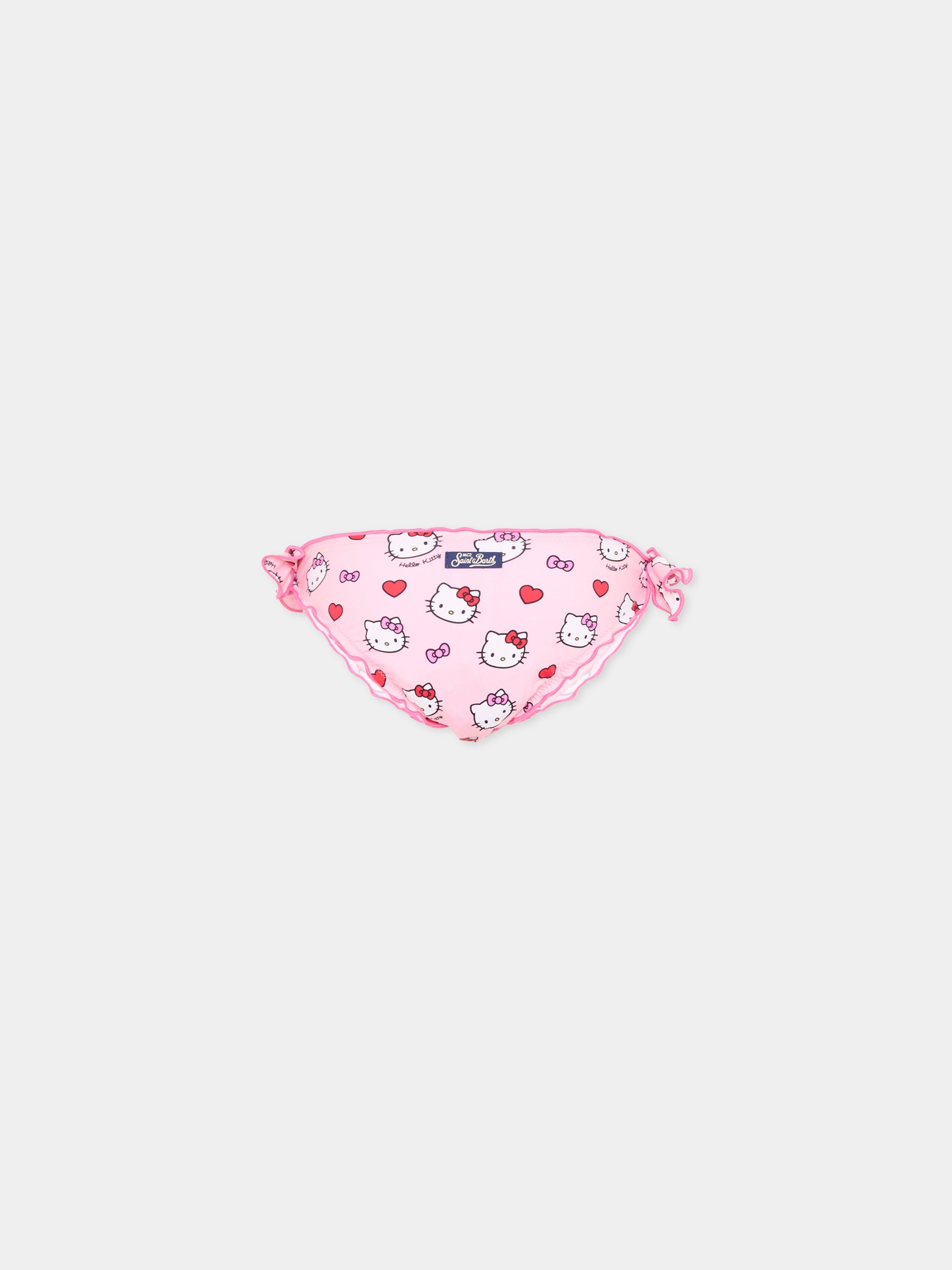 Slip bikini rosa per bambina Hello Kitty,Mc2 Saint Barth,CRIC001 02444L