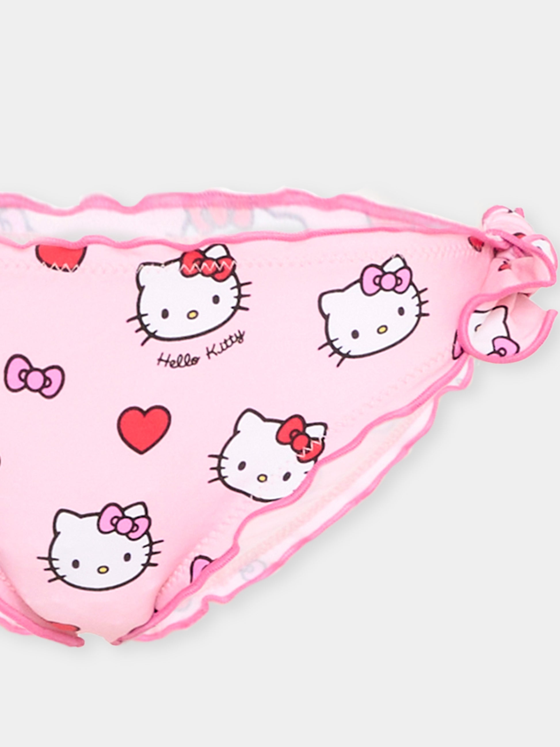 Slip bikini rosa per bambina Hello Kitty,Mc2 Saint Barth,CRIC001 02444L