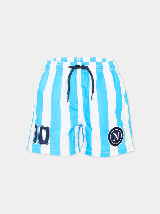 Boxer mare azzurro Jean per bambino,Mc2 Saint Barth,JEA0001 07458L