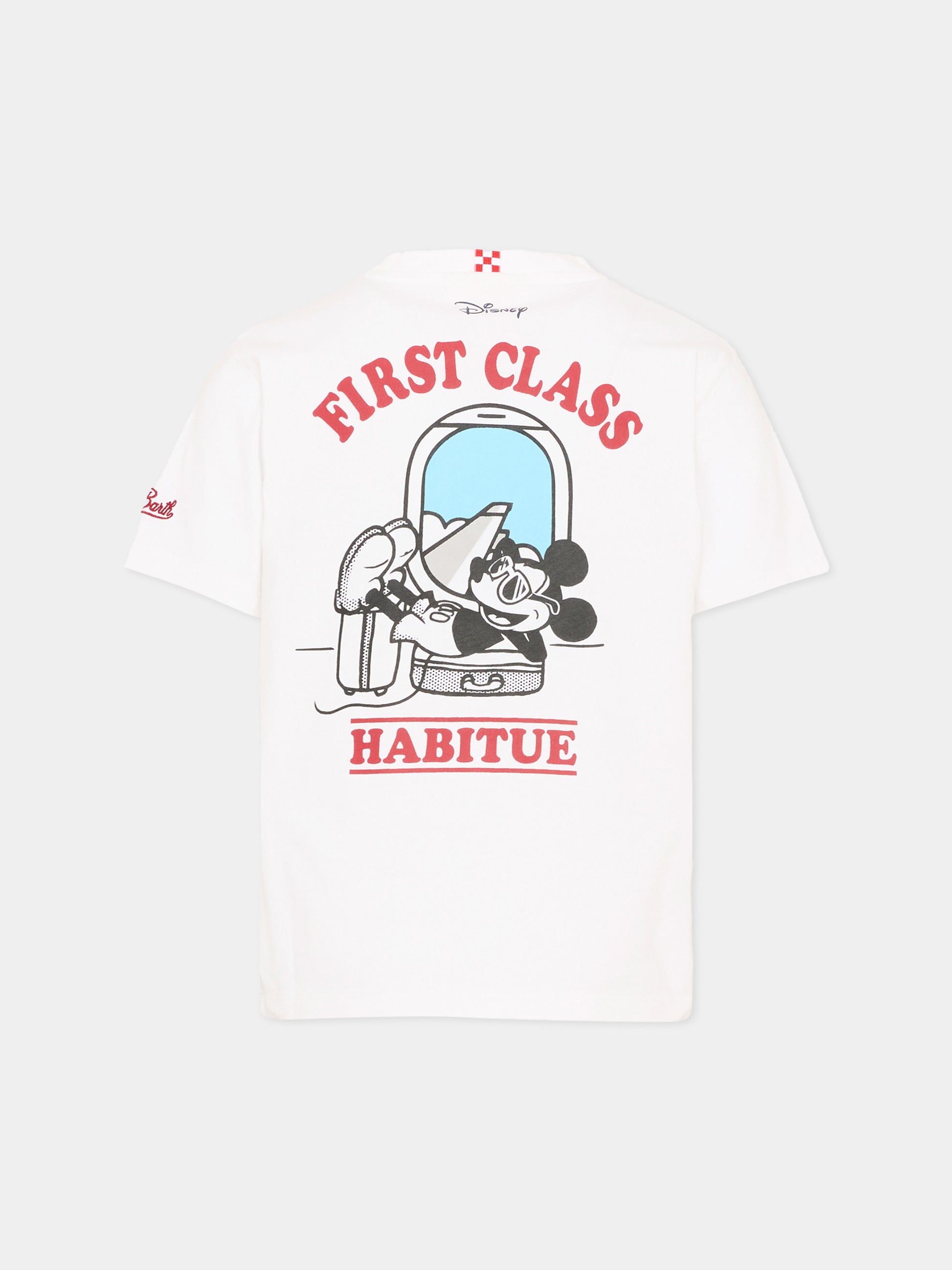 T-Shirt bianca Portland jr per bambino,Mc2 Saint Barth,PRL0001 02736L