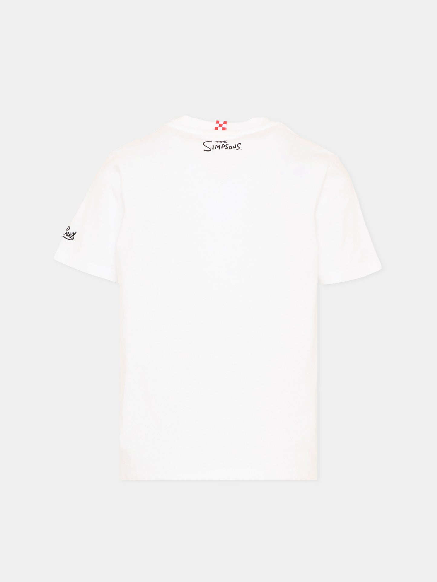 T-shirt bianca Portofino Jr per bambino The Simpsons,Mc2 Saint Barth,POT0002 03555L