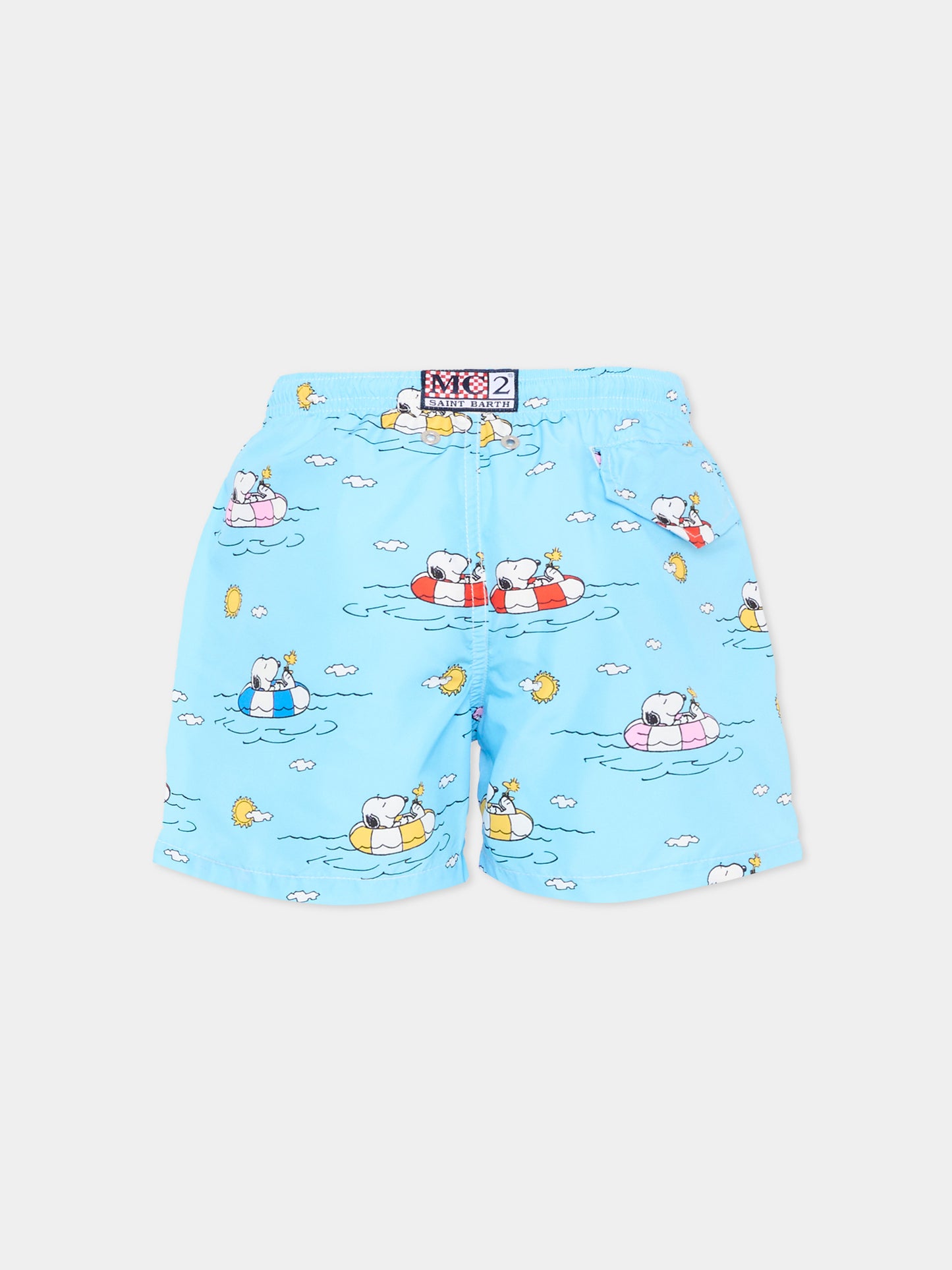 Boxer mare azzurro Jean Lighting per bambino con Snoopy,Mc2 Saint Barth,JEA0004 02652L