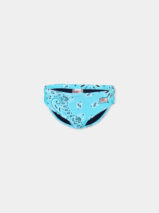 Slip mare azzurro Billy per bambino,Mc2 Saint Barth,BIL0001 00923L