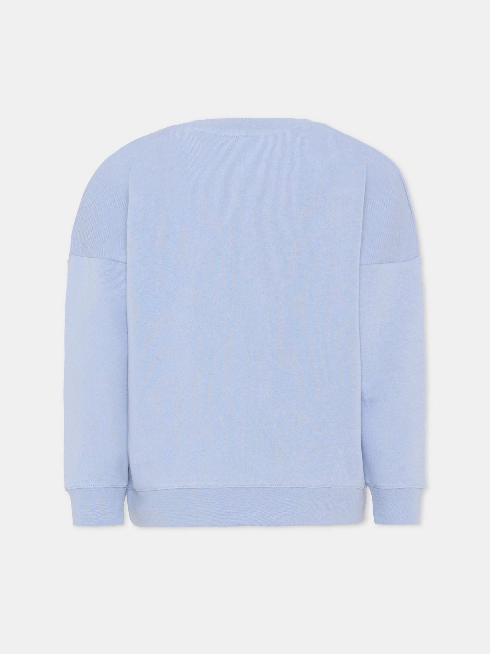 Felpa azzurra per bambino con logo,Boss,J52965 057