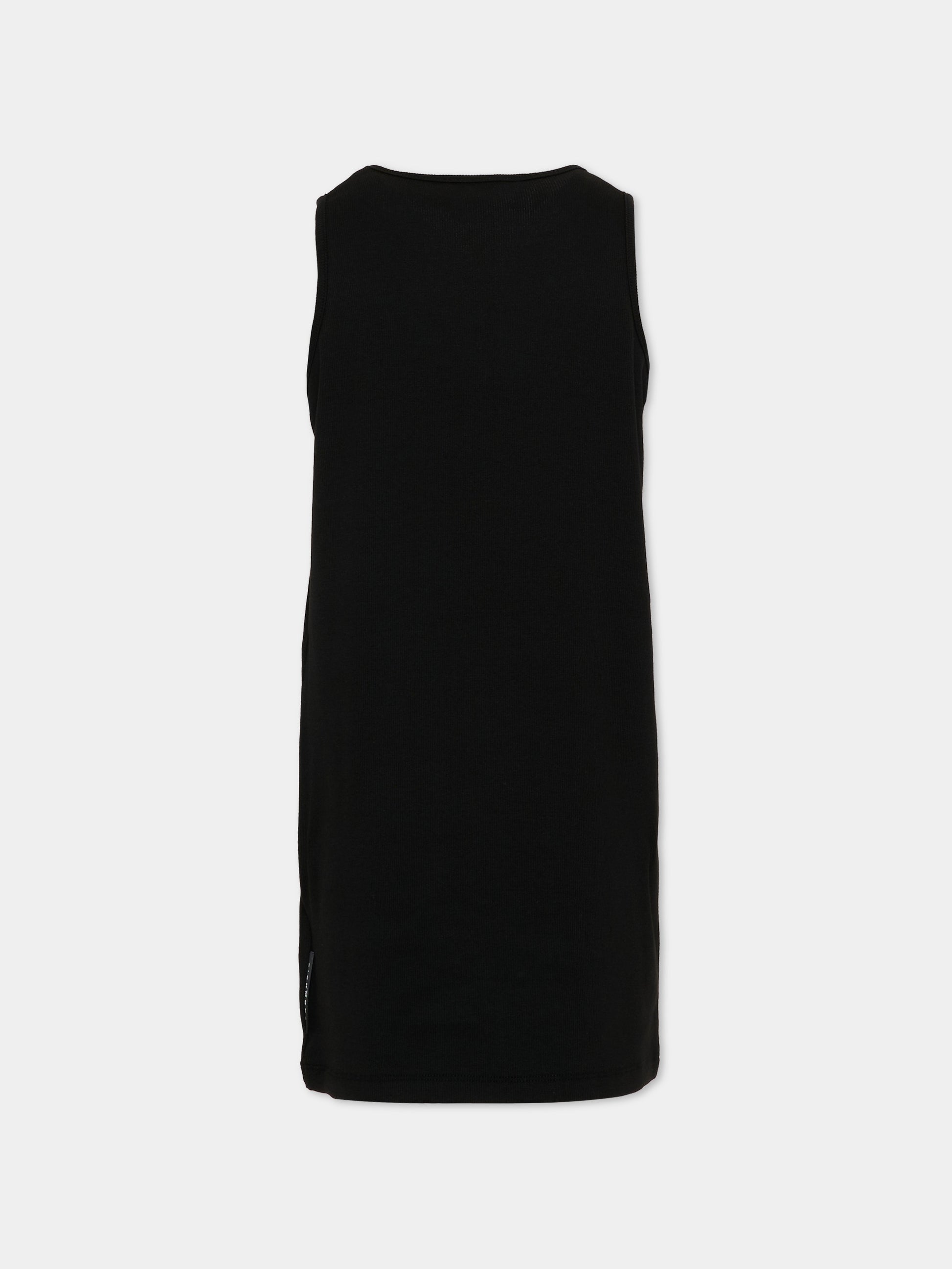 Vestito nero per bambina con logo,Richmond,RGP26003VE BLACK