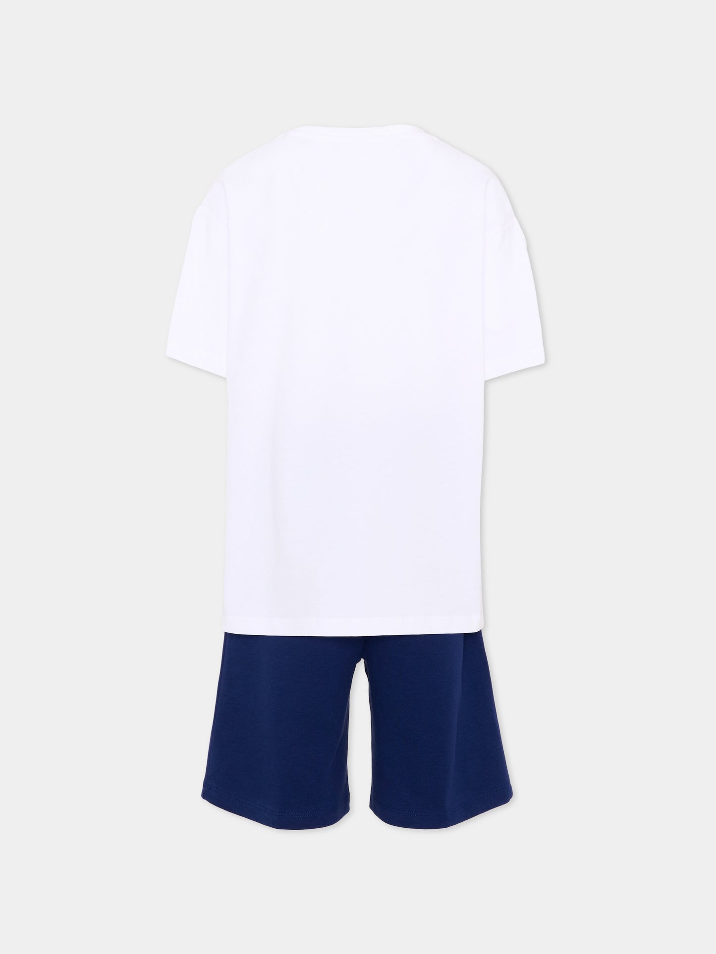 Completo sportivo bianco per bambino con logo,Richmond,RBP26019CJ WHITE