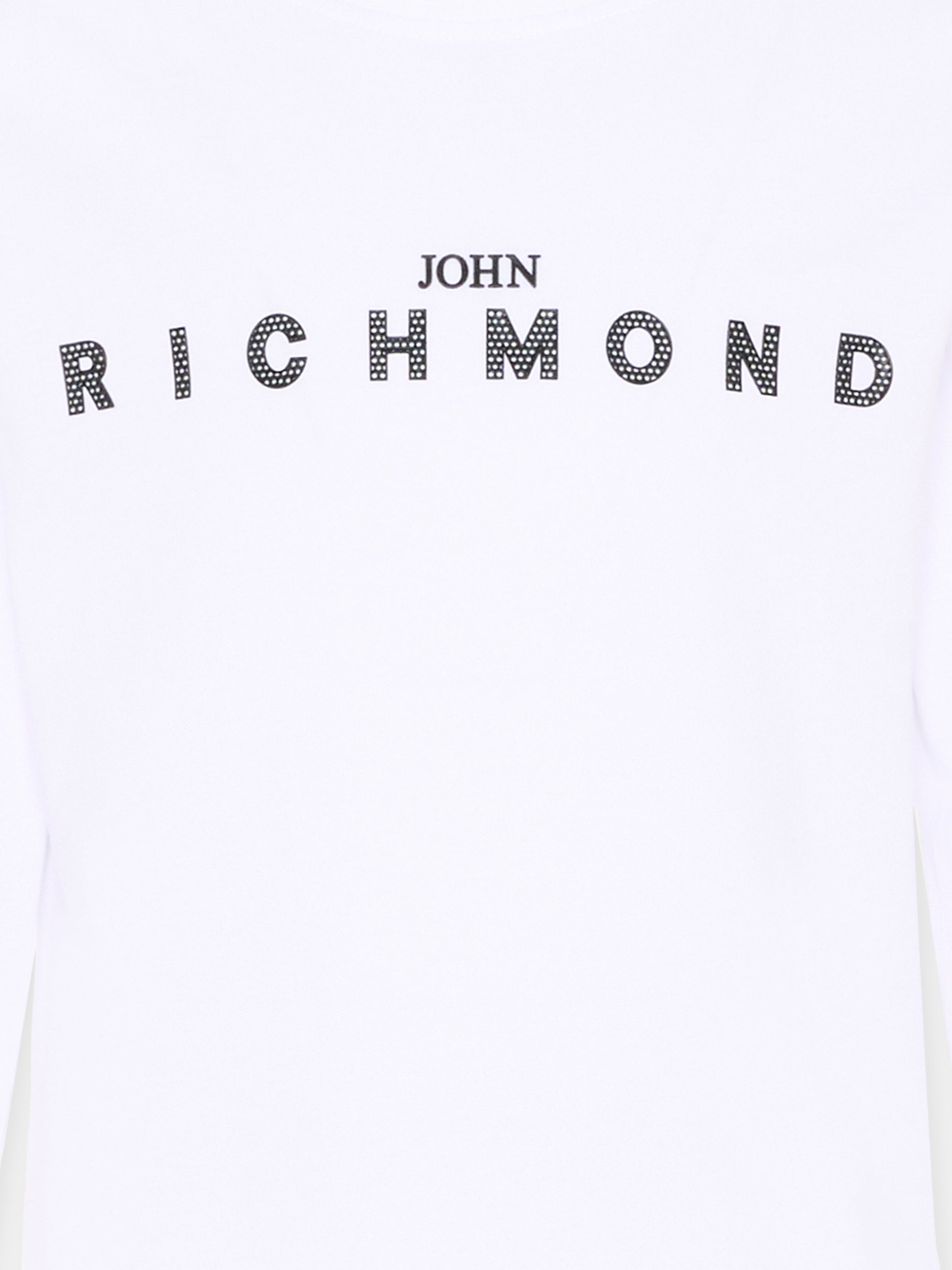 T-Shirt bianca per bambini con logo,Richmond,RBP26021TS WHITE