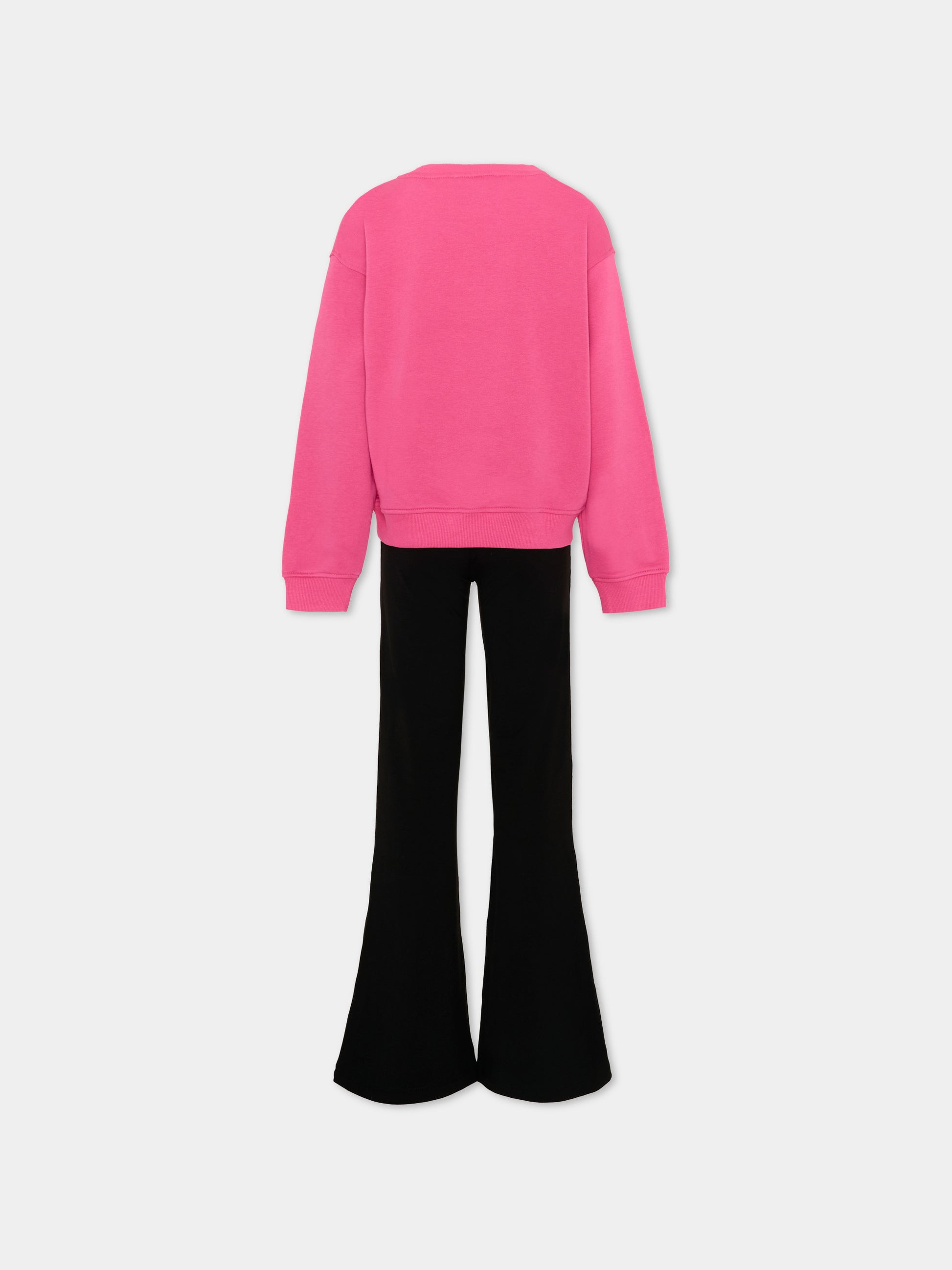 Completo sportivo fucsia per bambina con logo,Richmond,RGP26014CF FUCHSIA PURPLE