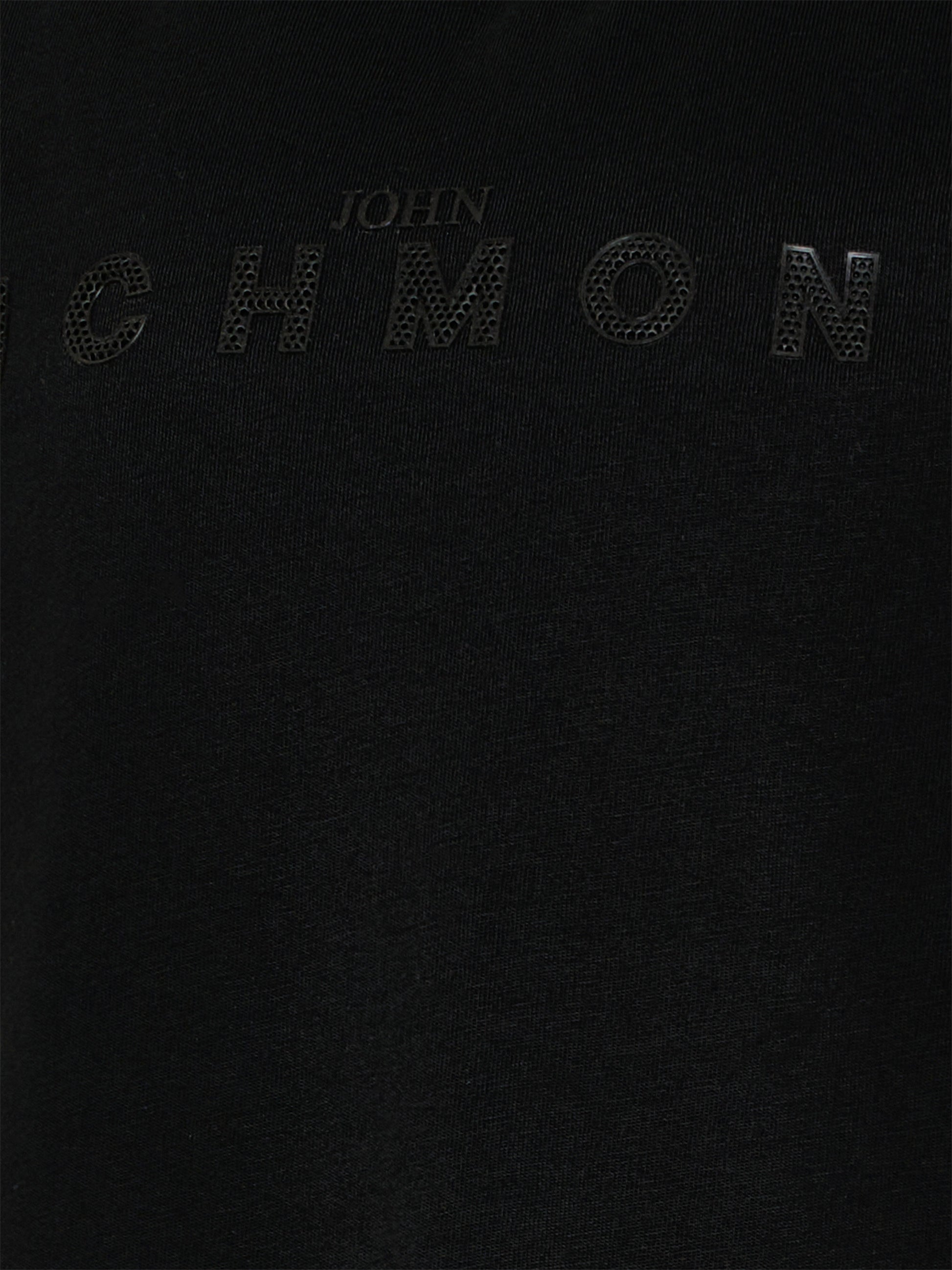 T-Shirt nera per bambina con logo,Richmond,RGP26017TS BLACK