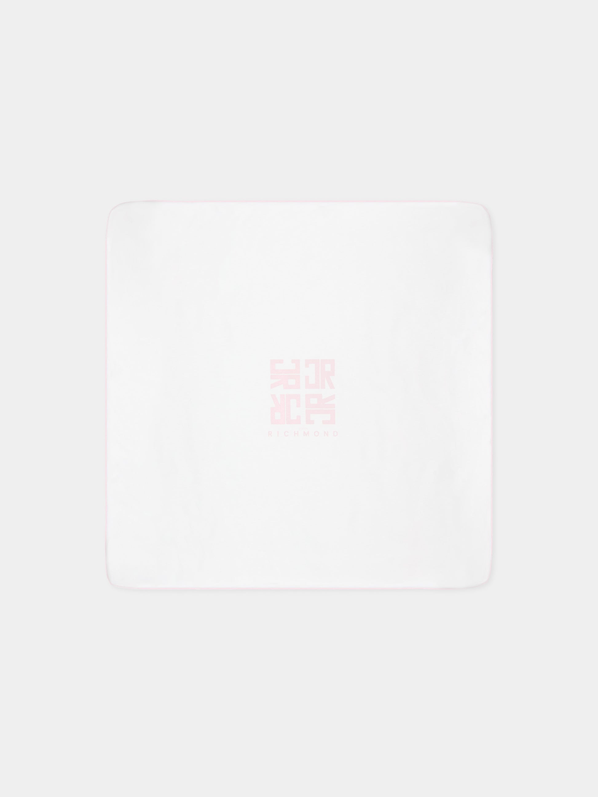 Coperta avorio per neonata con logo,Richmond,RLP26003CE PINK