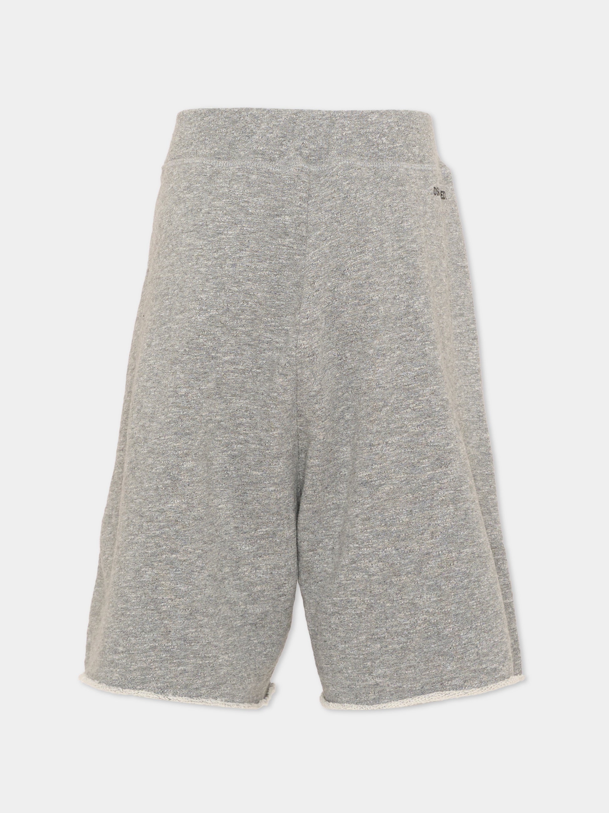 Shorts grigi per bambino con logo,Dsquared2,DQ3390 D0AHK DQ902
