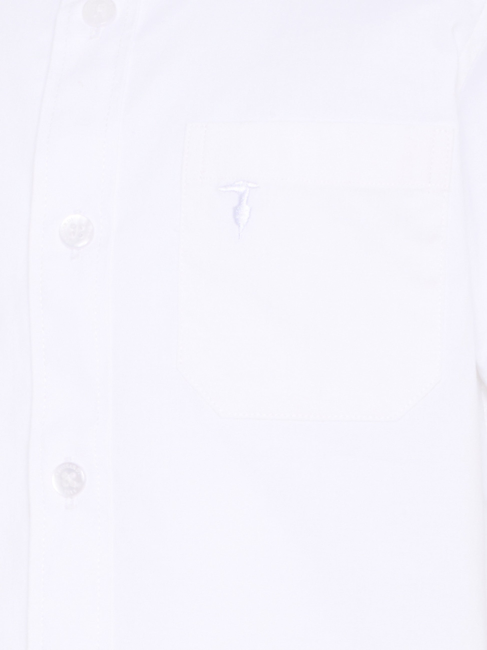 Camicia bianca con levriero per bambino,Trussardi Junior,TBP26029CA WHITE