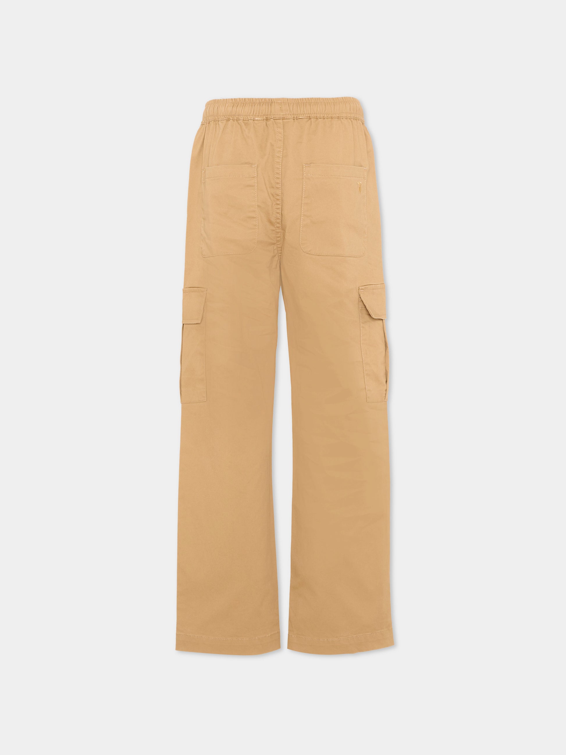 Pantalone marrone per bambino cargo,Trussardi Junior,TBP26133PA BROWN MACCHIATO