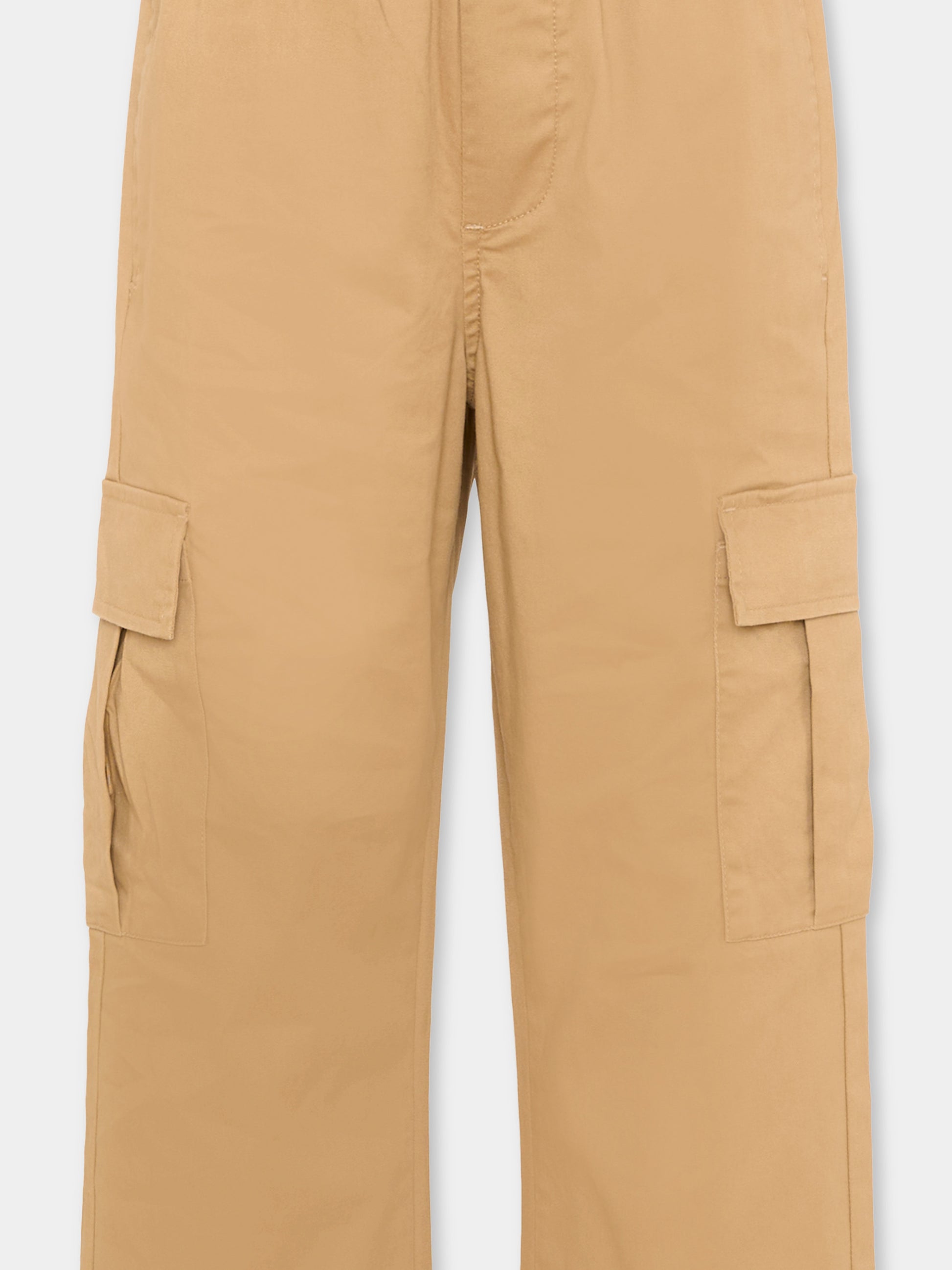 Pantalone marrone per bambino cargo,Trussardi Junior,TBP26133PA BROWN MACCHIATO
