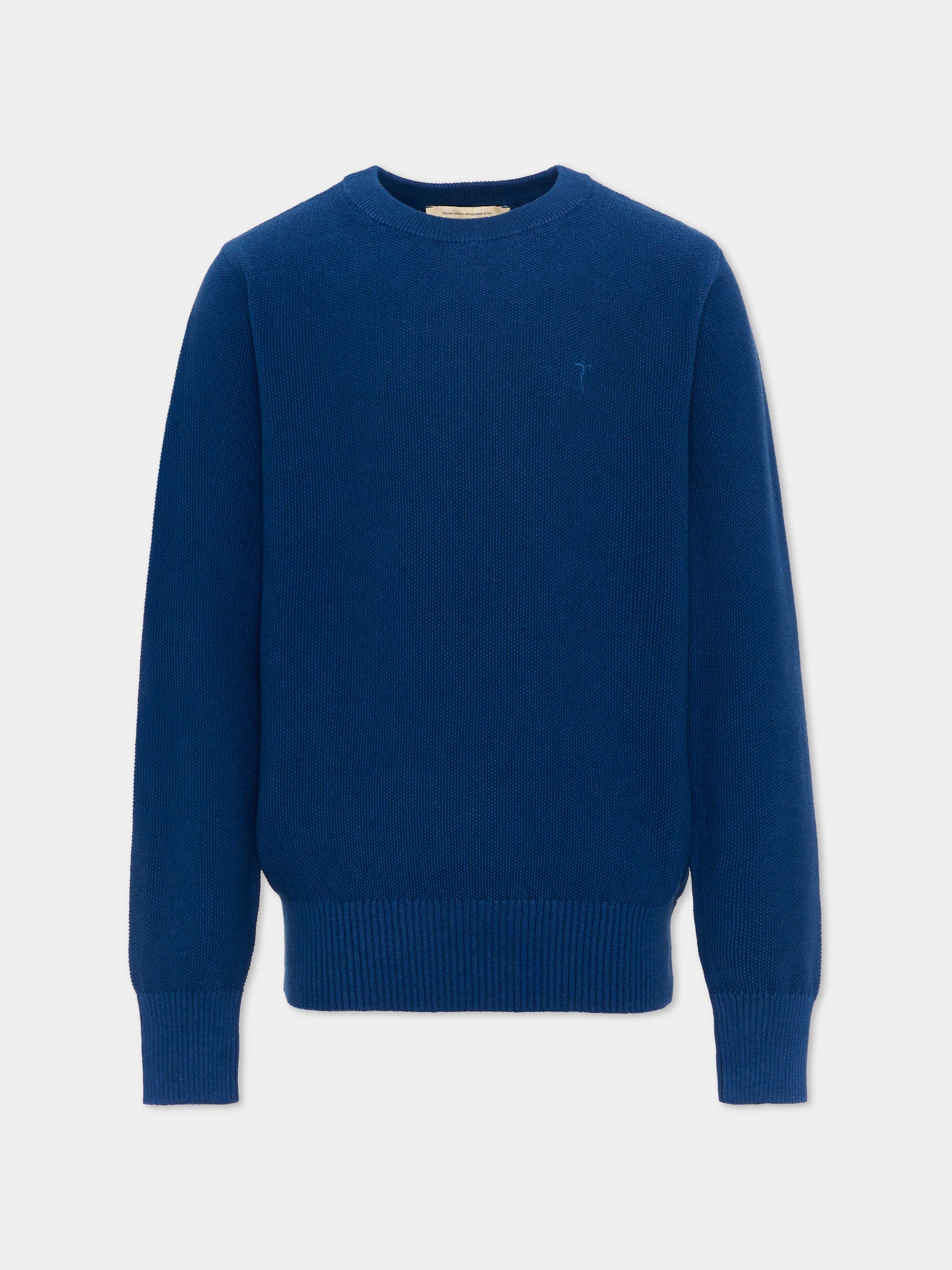 Maglione blu per bambino con levriero,Trussardi Junior,TBP26142MA BLUE ESTATE