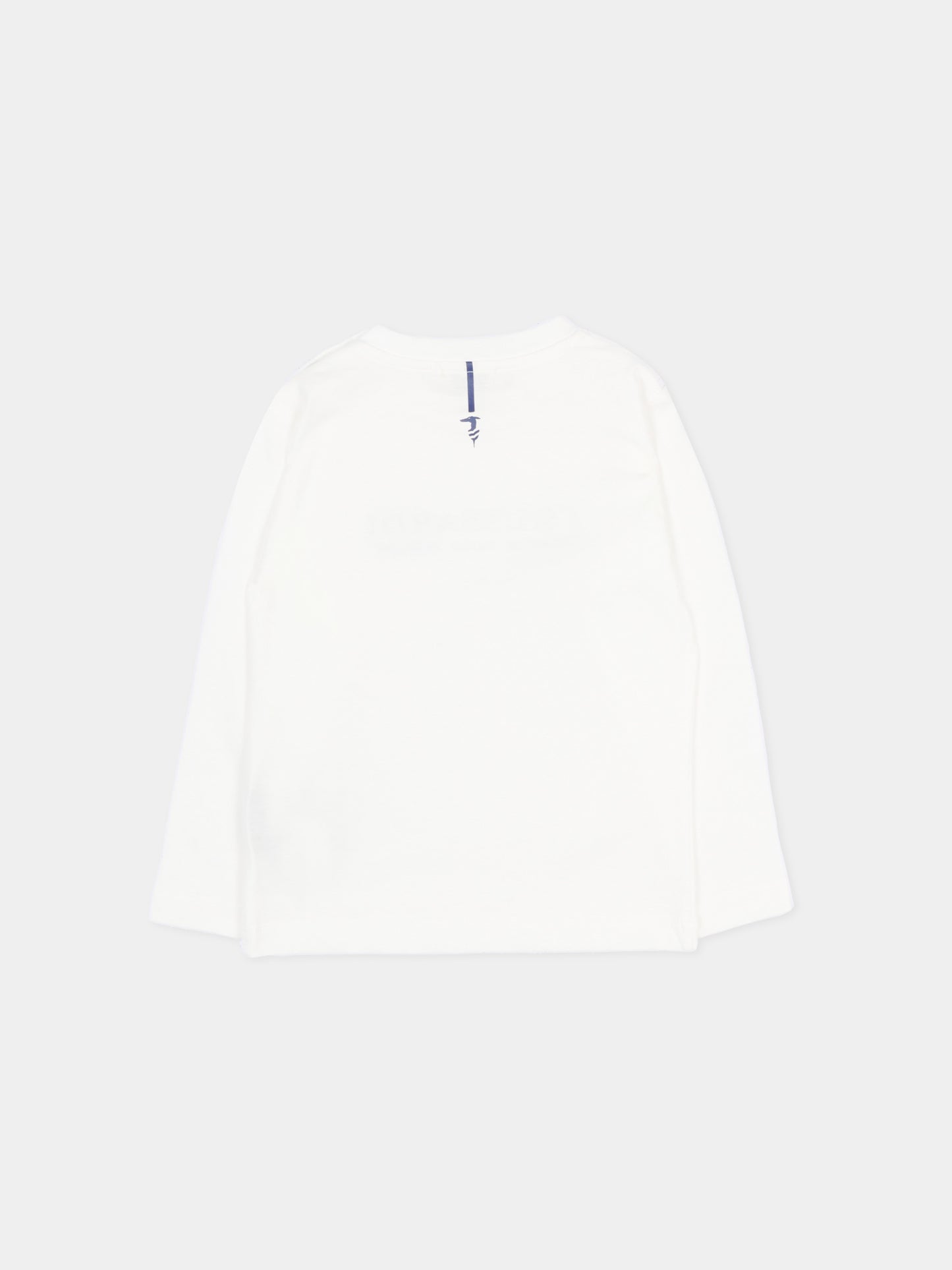 T-shirt bianca per neonato con logo,Trussardi Junior,TIP26106TS OFF-WHITE