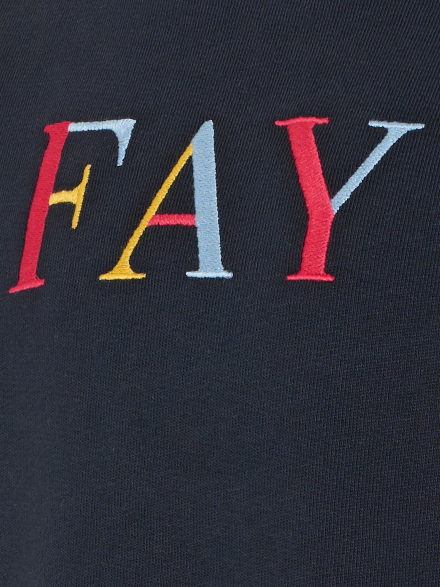 Felpa blu per bambino con logo,Fay Kids,FU4P40 Z1174 635