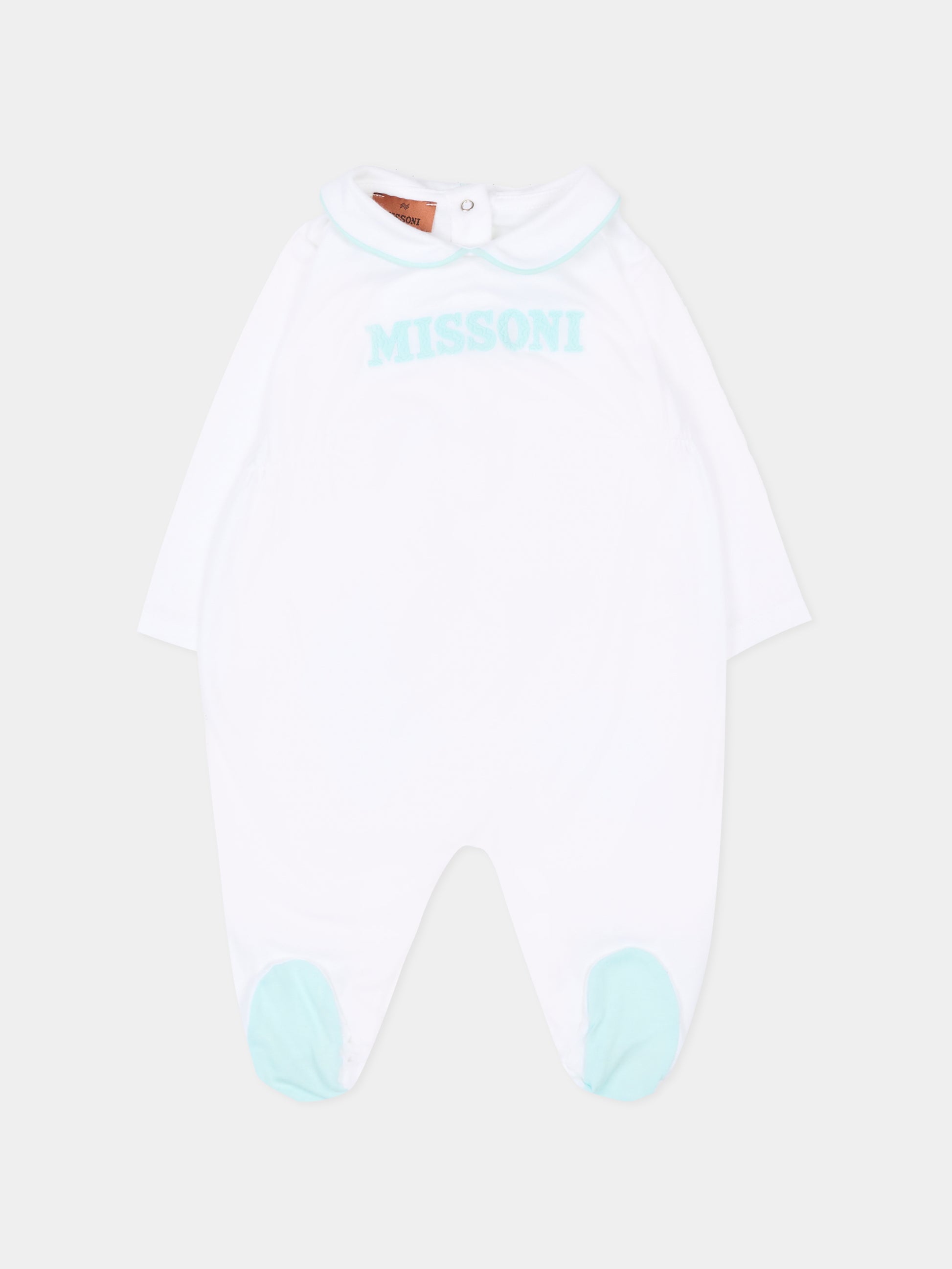 Set bianco per naontao con logo,Missoni,MUB500 J0177 100CE