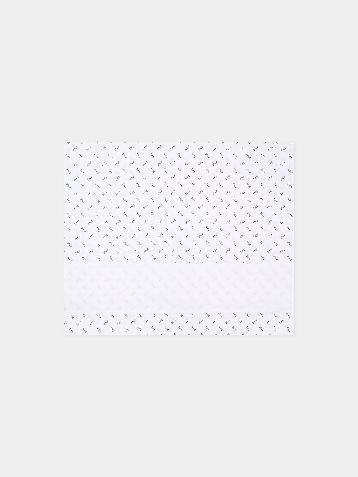 Set lenzuola bianco per neonato con logo,Fay Kids,FS0510 P0136 100BL