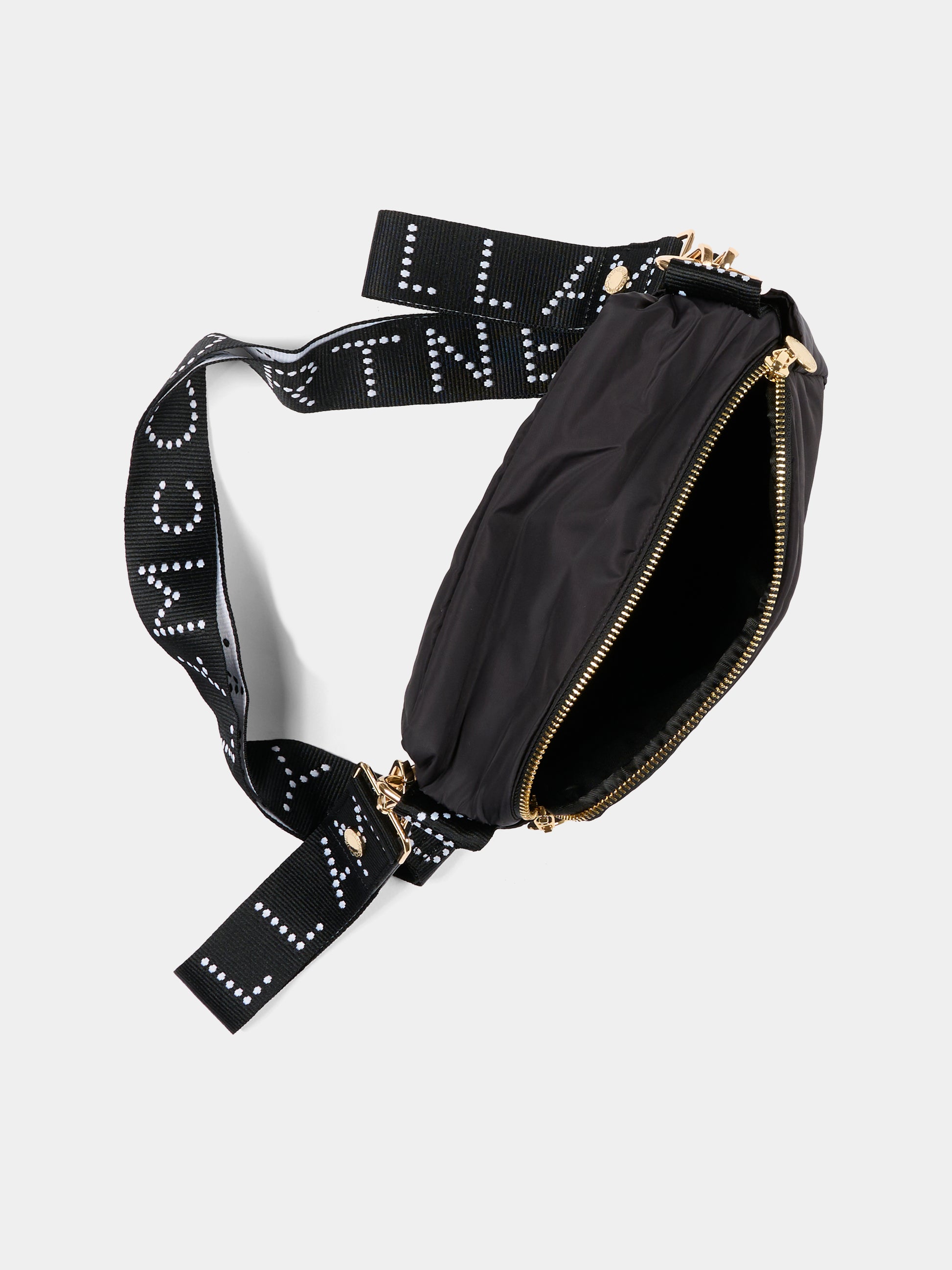 Borsa nera per bambina con logo,Stella Mccartney Kids,TV0508 Z0537 930