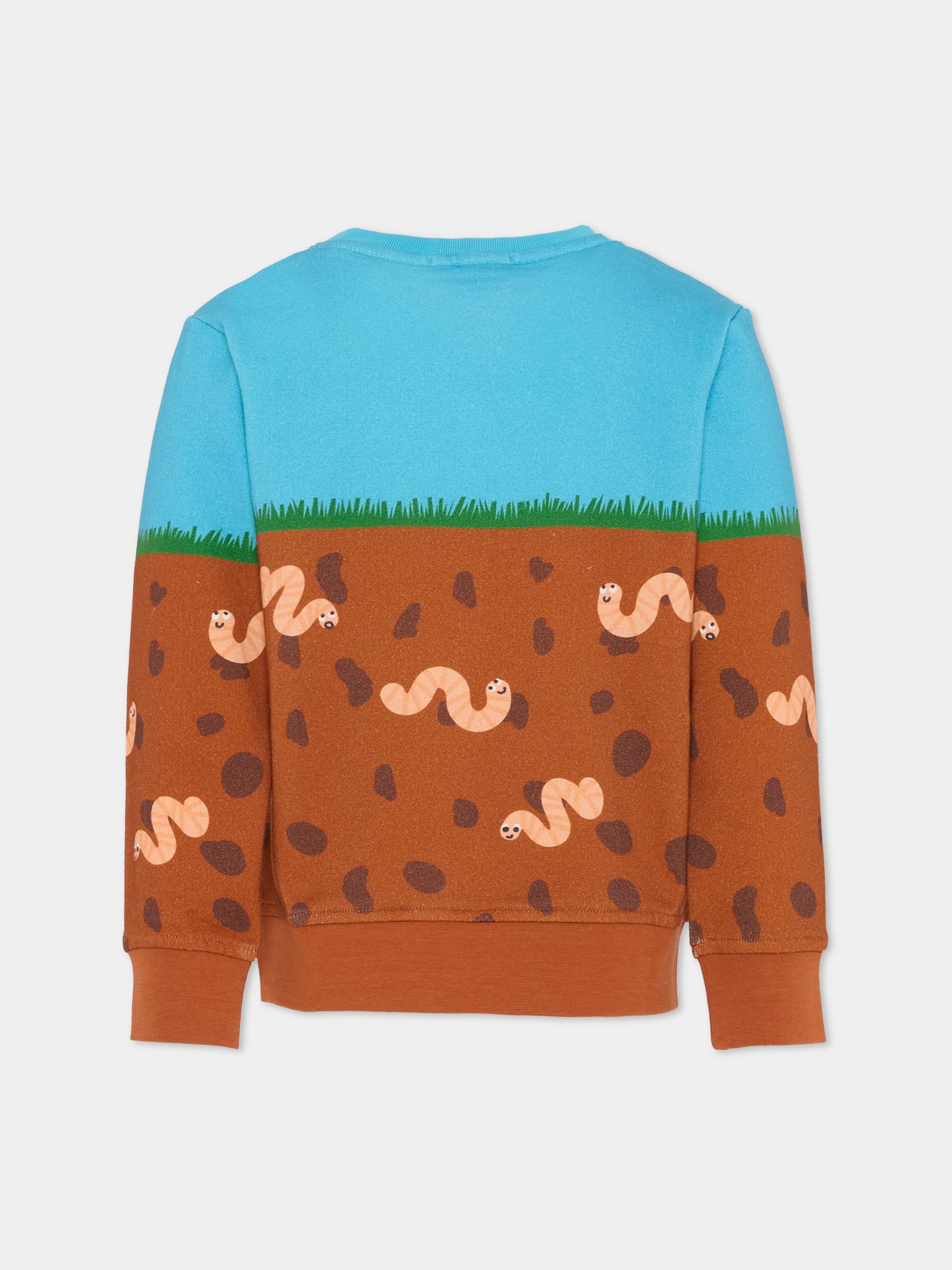 Felpa multicolor per bambino con carote,Stella Mccartney Kids,TV4Q60 Z0453 999