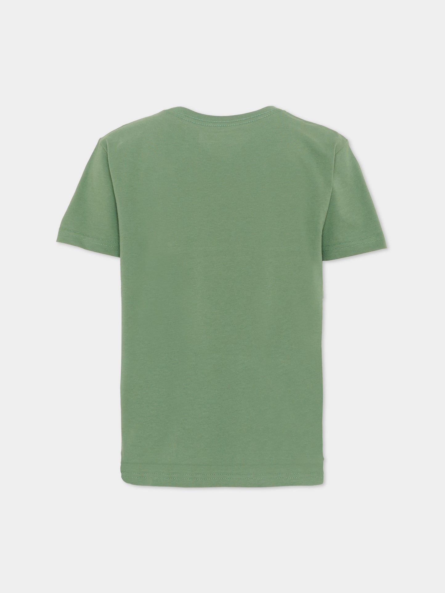 T-Shirt verde per bambino con Pony,Ralph Lauren Kids,970333507