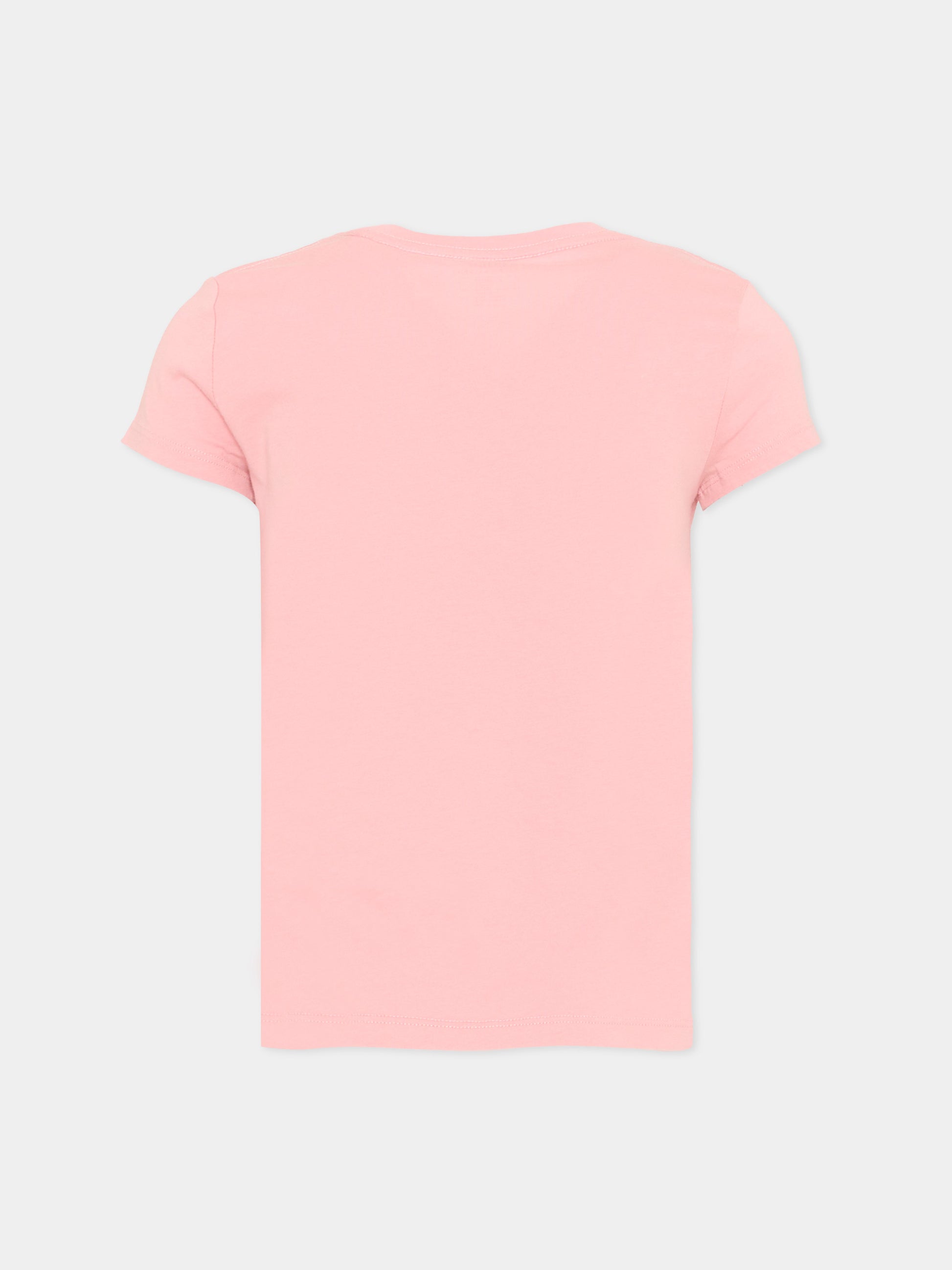 T-Shirt rosa Polo Bear per bambina,Ralph Lauren Kids,B20033001