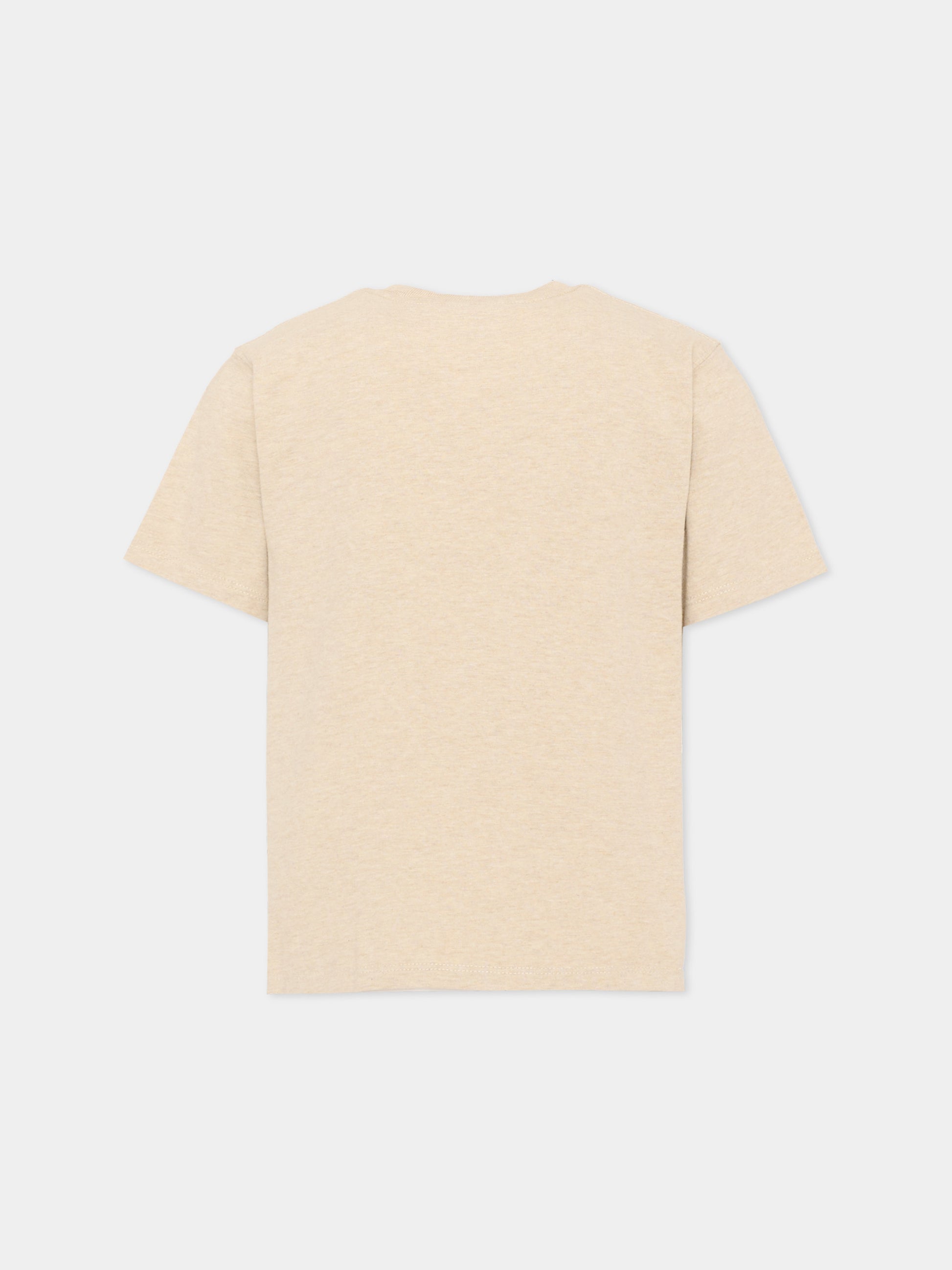 T-Shirt beige per bambina,Ralph Lauren Kids,B20043001