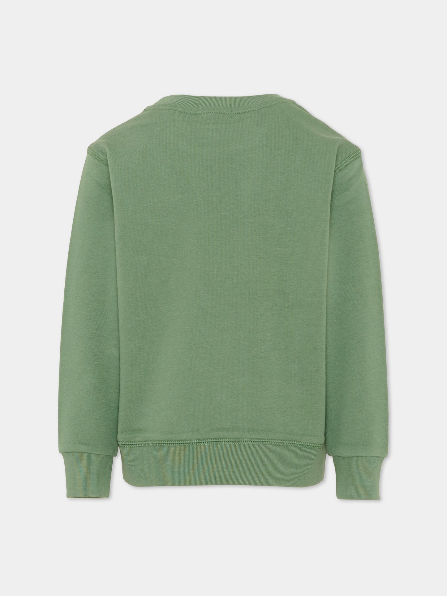 Felpa verde per bambino con logo,Ralph Lauren Kids,971277500