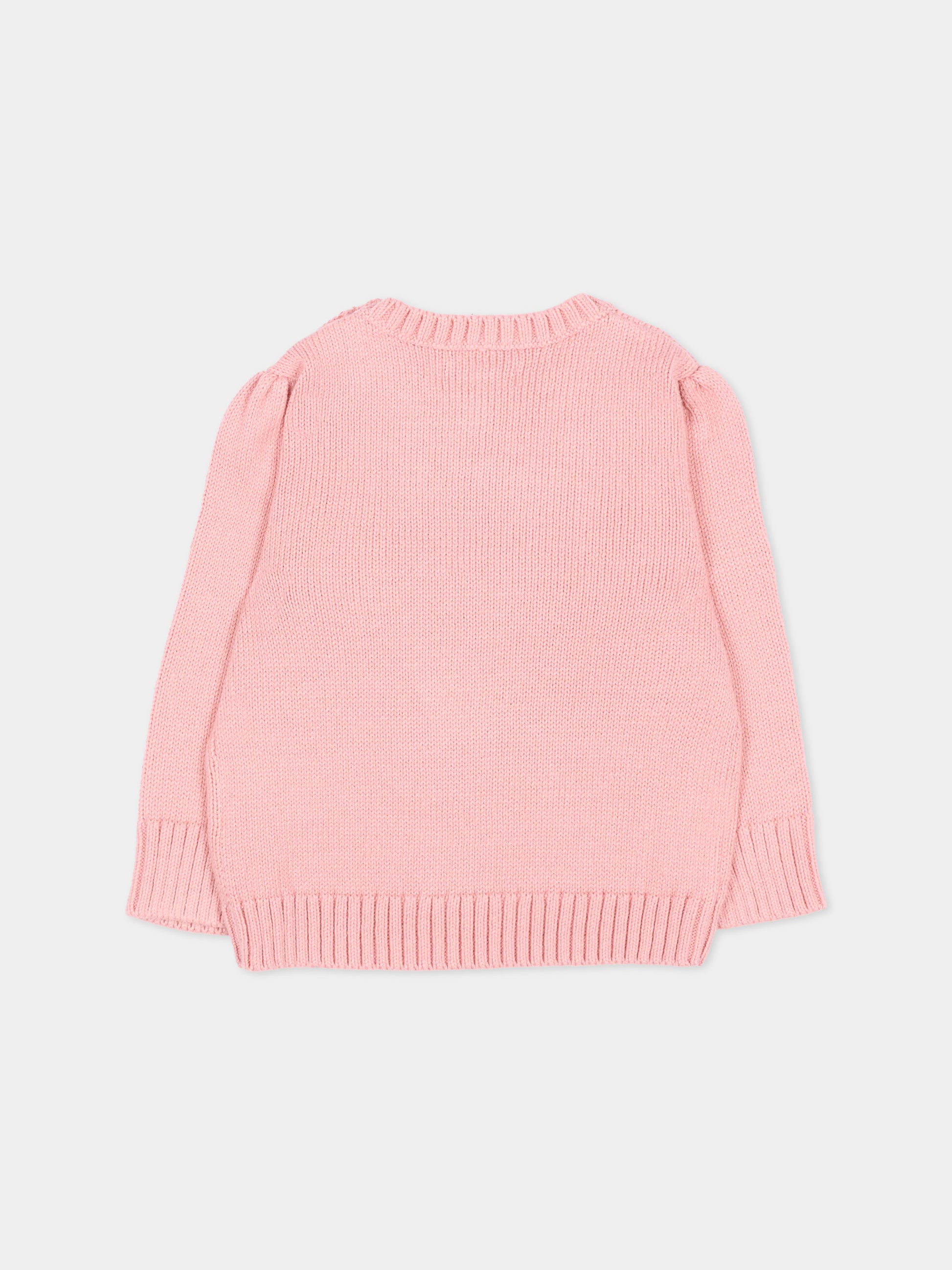 Maglione rosa Polo Bear per neonata,Ralph Lauren Kids,B17822001