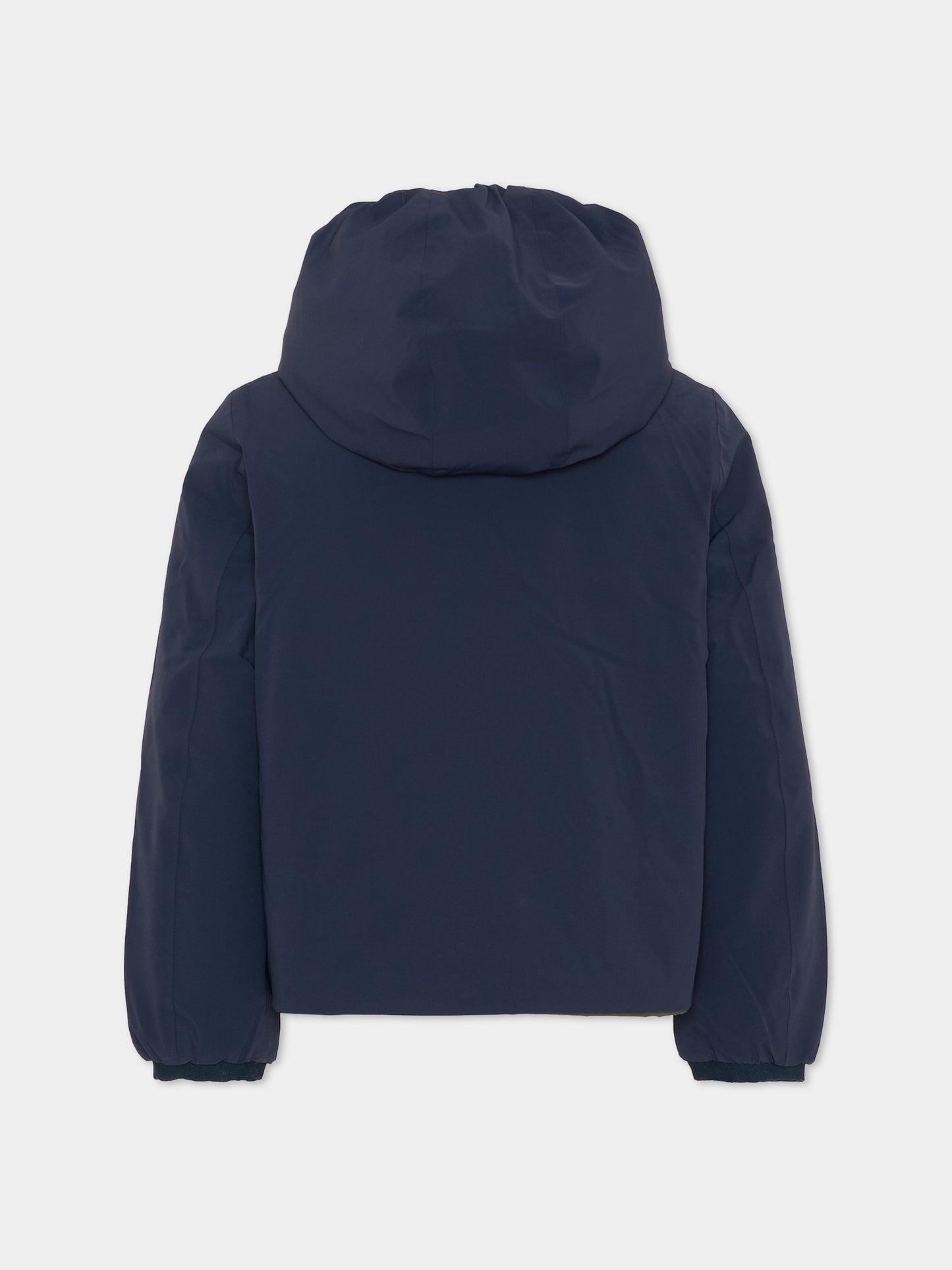 Piumino reversibile Jack St Warm blu per bambino con logo,K-way,K71337W AG5