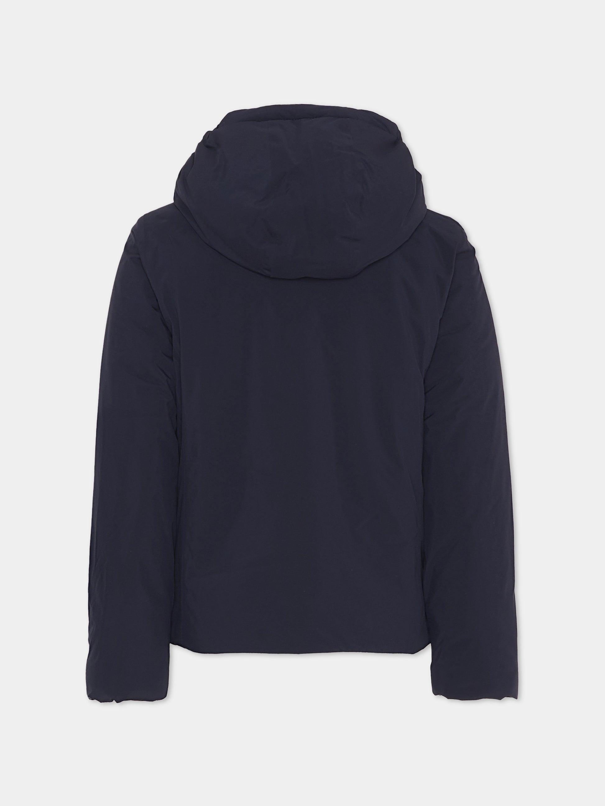 Piumino Lily Soft Touch Marmotta blu per bambina con logo,K-way,K4137WW AL9