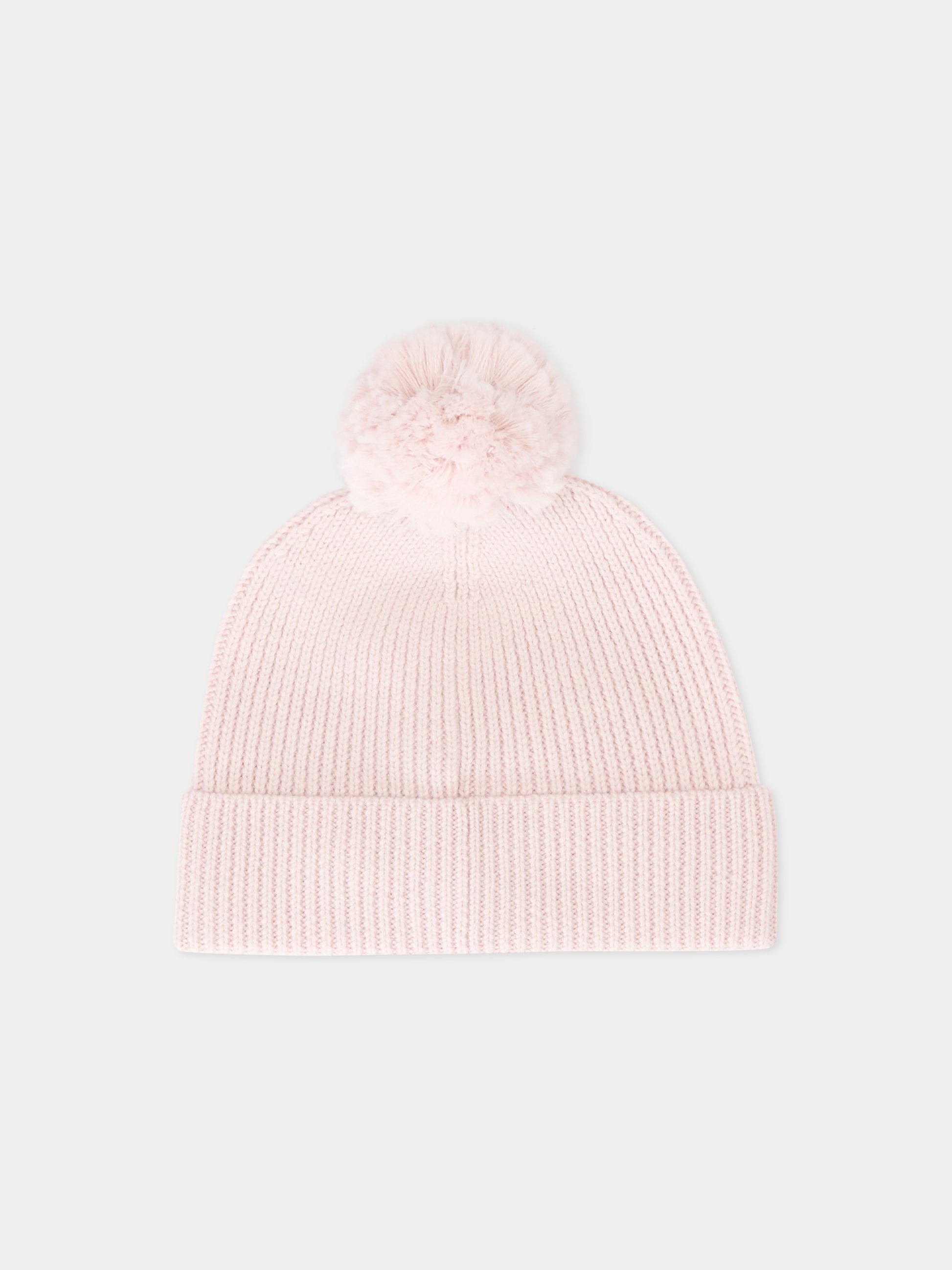 Berretto rosa per bambina con logo,K-way,K31359W KAL