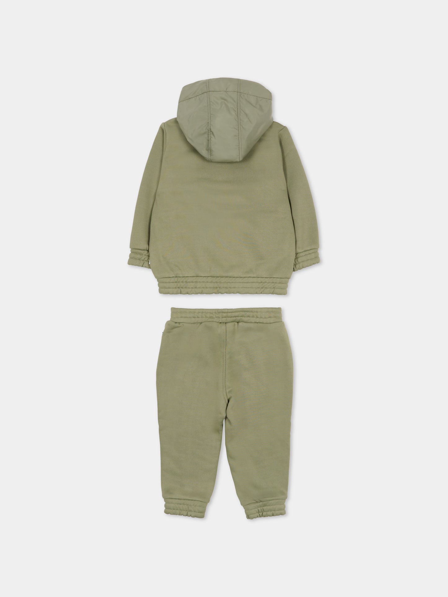 Completo verde per neonato con logo,Boss,J52484 724