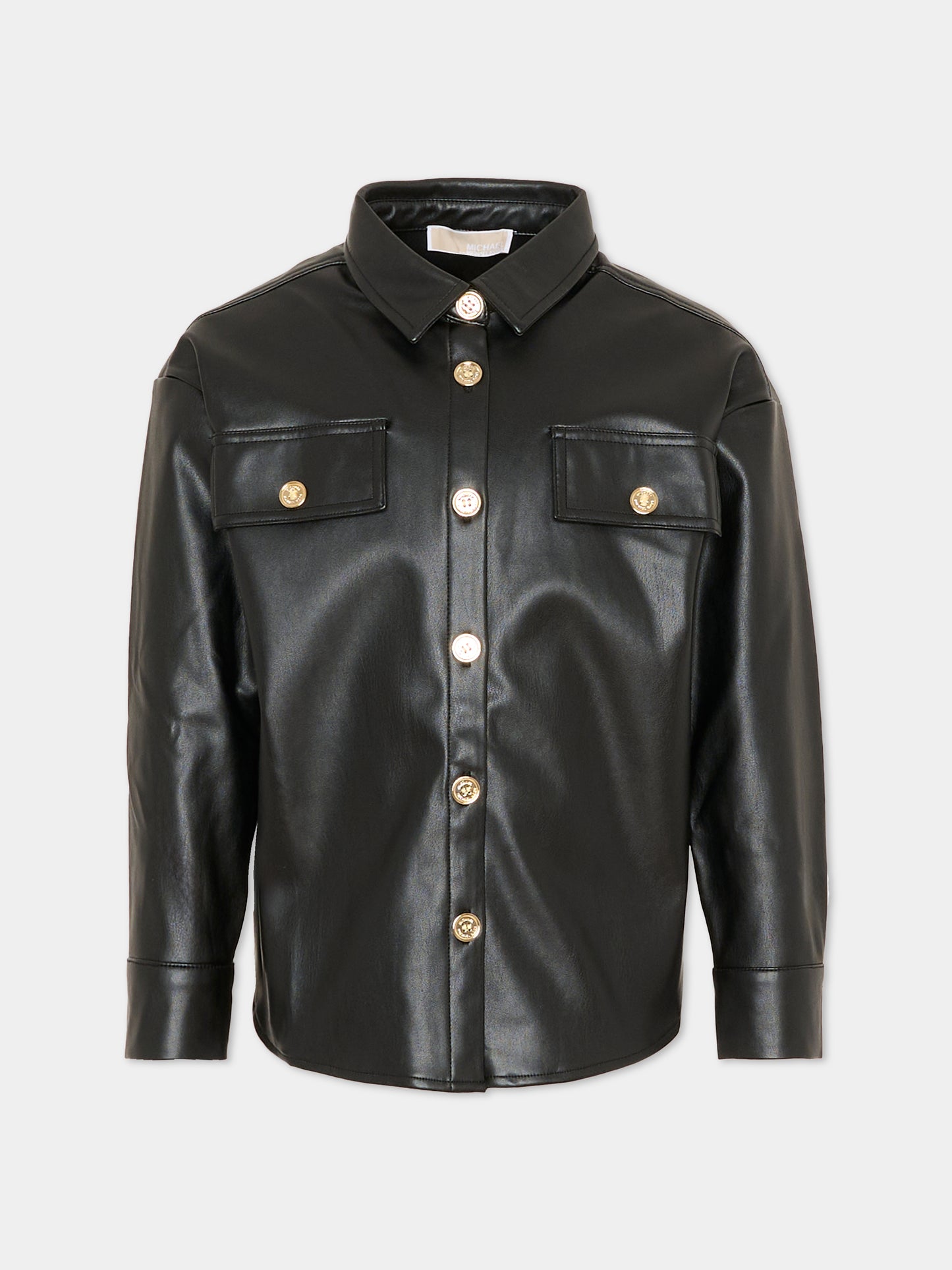 Camicia nera per bambina,Michael Kors,R30437 09B