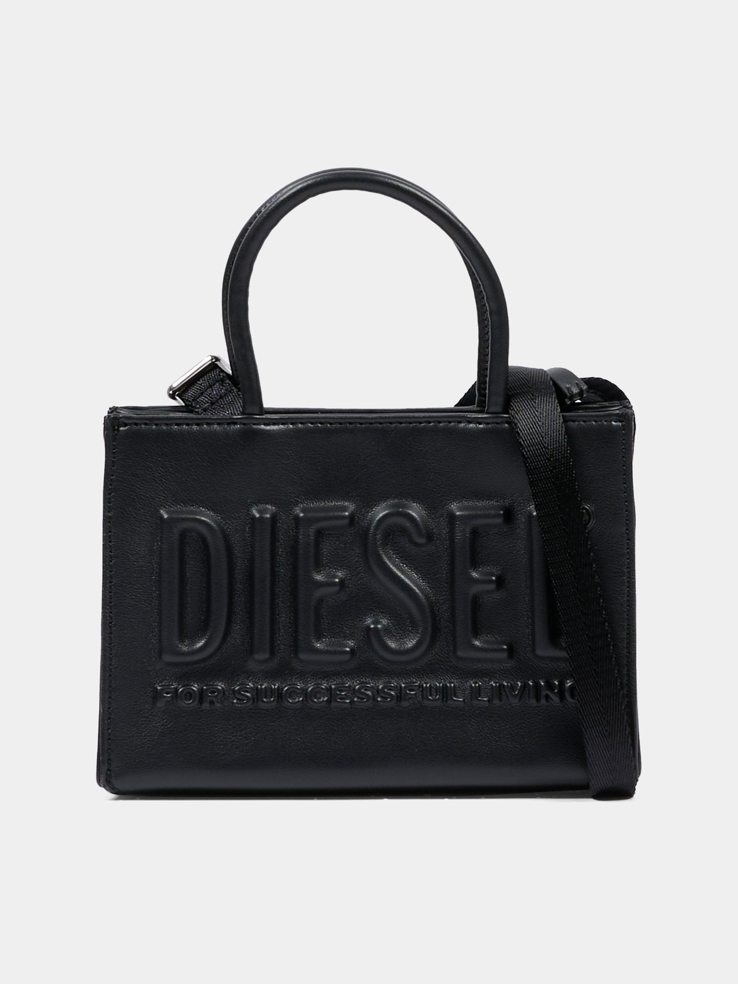 Borsa nera DSL 3D Mini per bambina con logo,Diesel,J02529-P8073-T8013