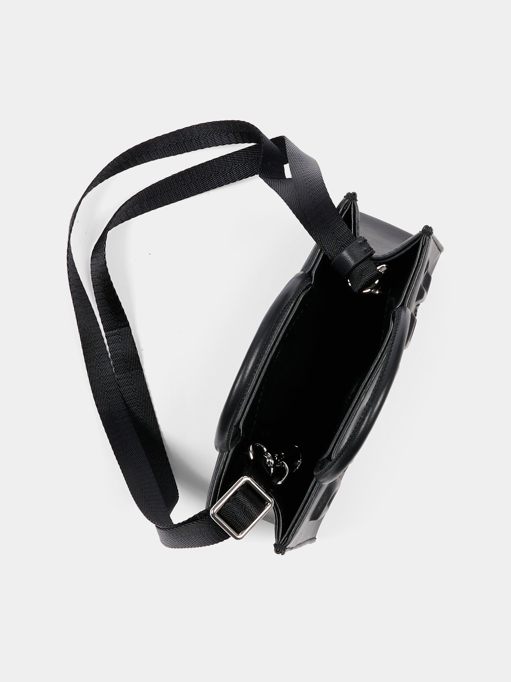 Borsa nera DSL 3D Mini per bambina con logo,Diesel,J02529-P8073-T8013