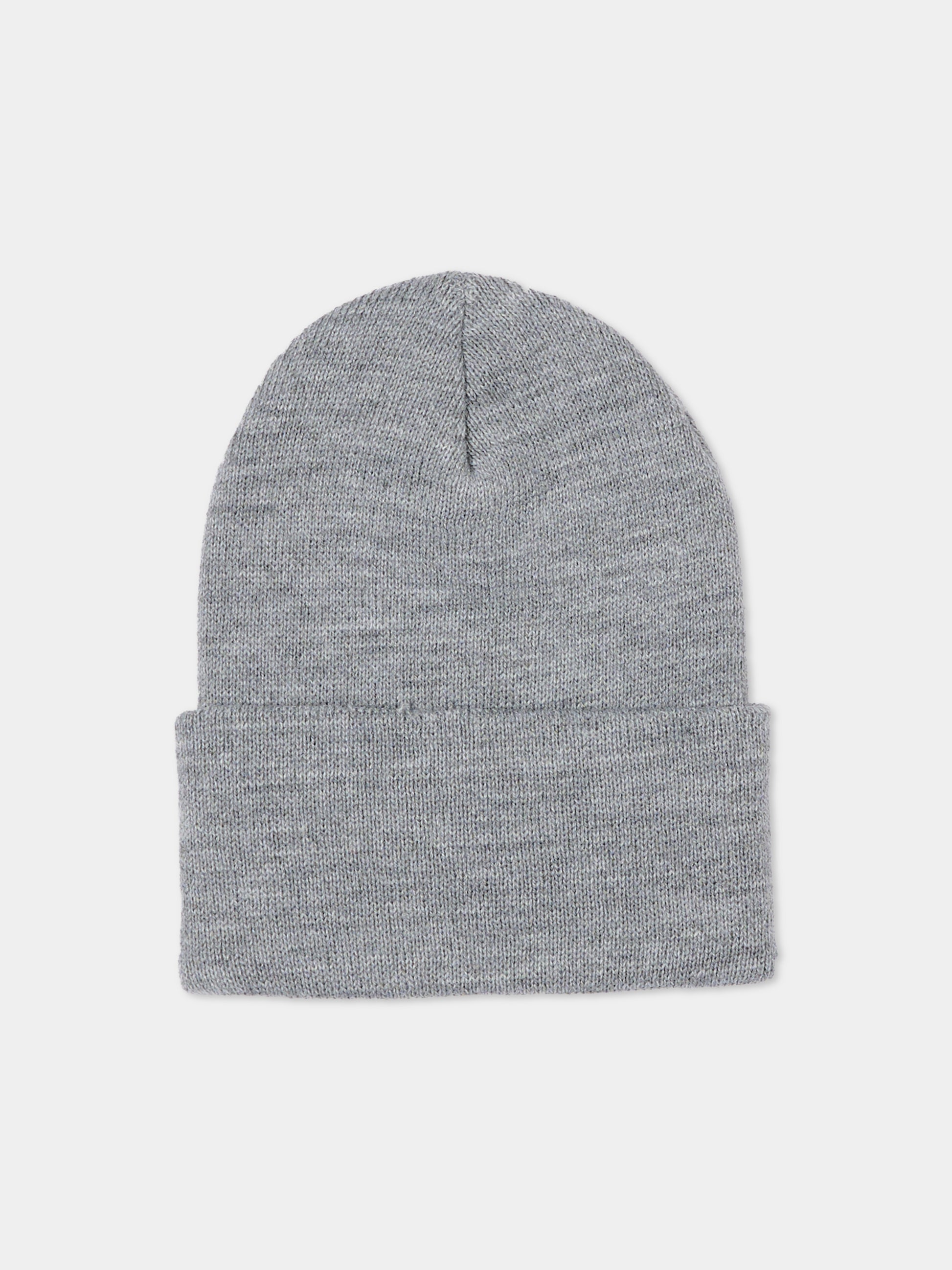 Berretto grigio per bambini con patch,Carhartt,0200145 GREY