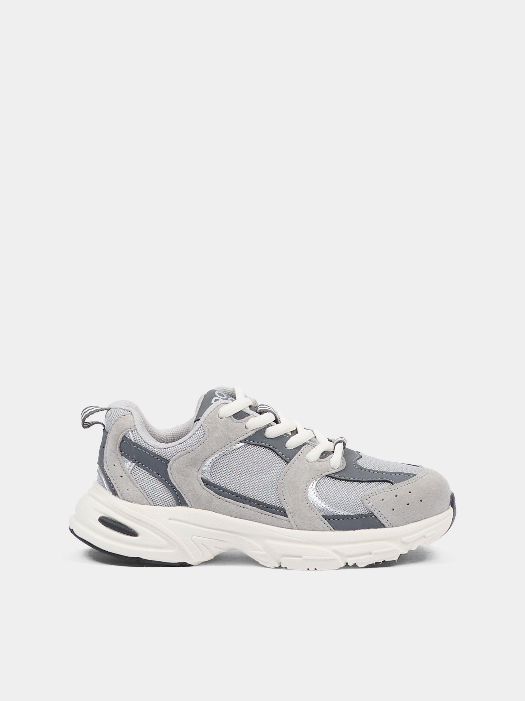 Sneakers grigie per bambini con charms,Douuod Kids X Coccolebimbi,28-GIBA486