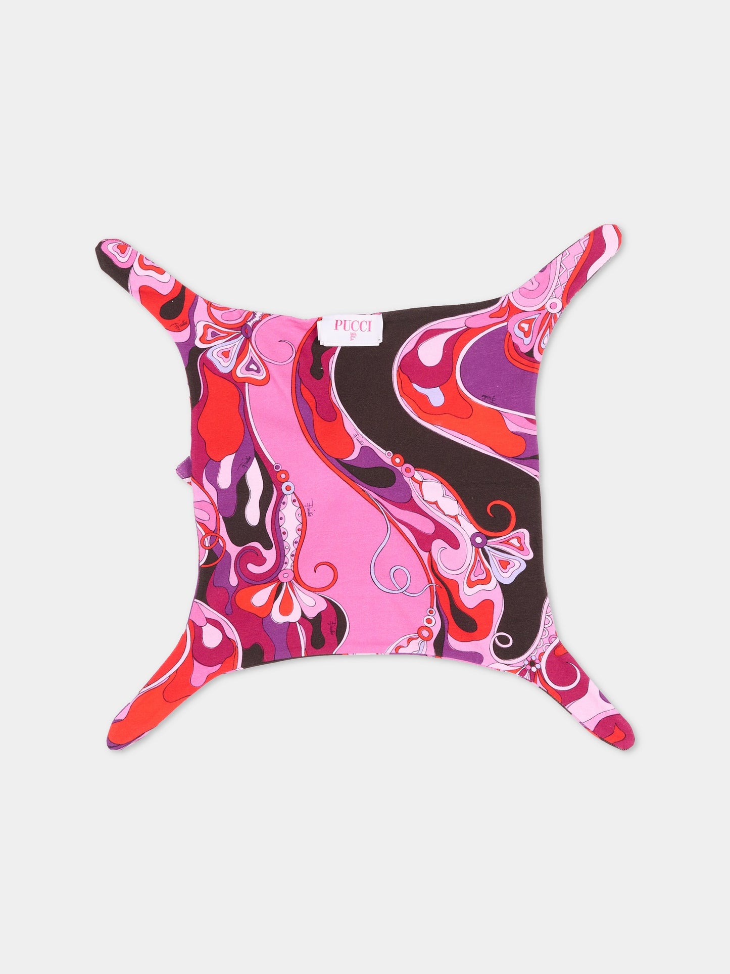 Ensemble barboteuse fuchsia pour bébé fille avec doudou