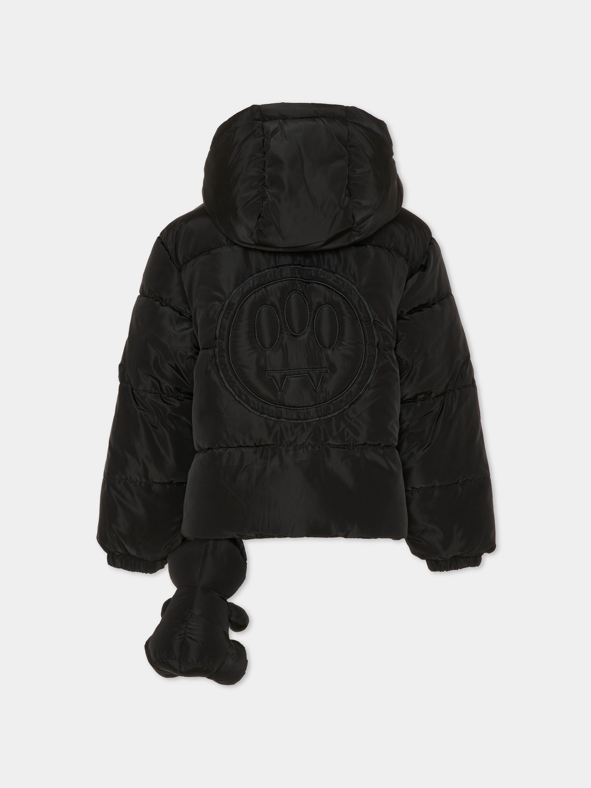 Piumino nero per bambini con orsetto,Barrow,F5BKJUPF031 110