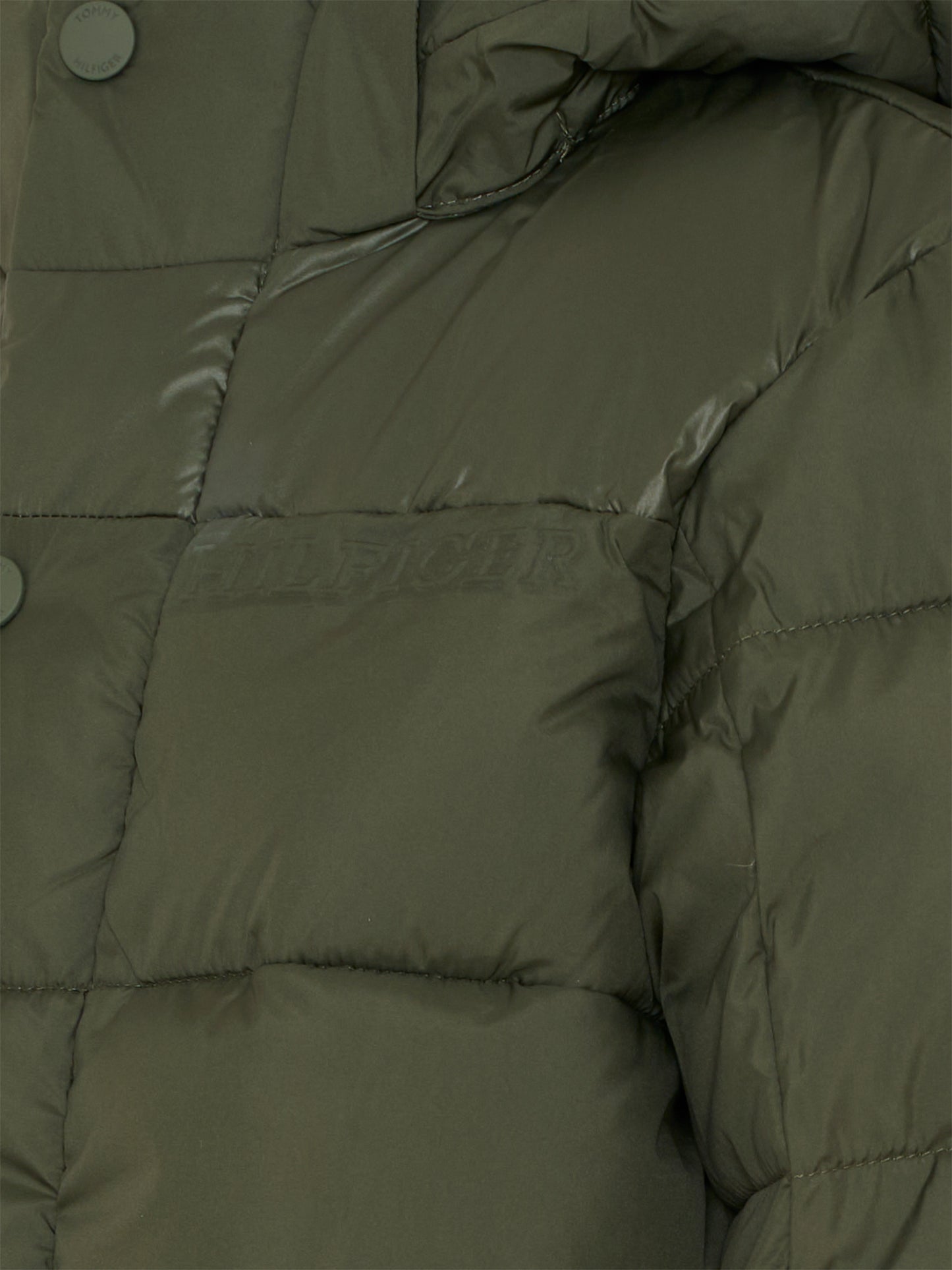 Piumino verde per bambino con logo,Tommy Hilfiger Junior,KB0KB10093 MRH