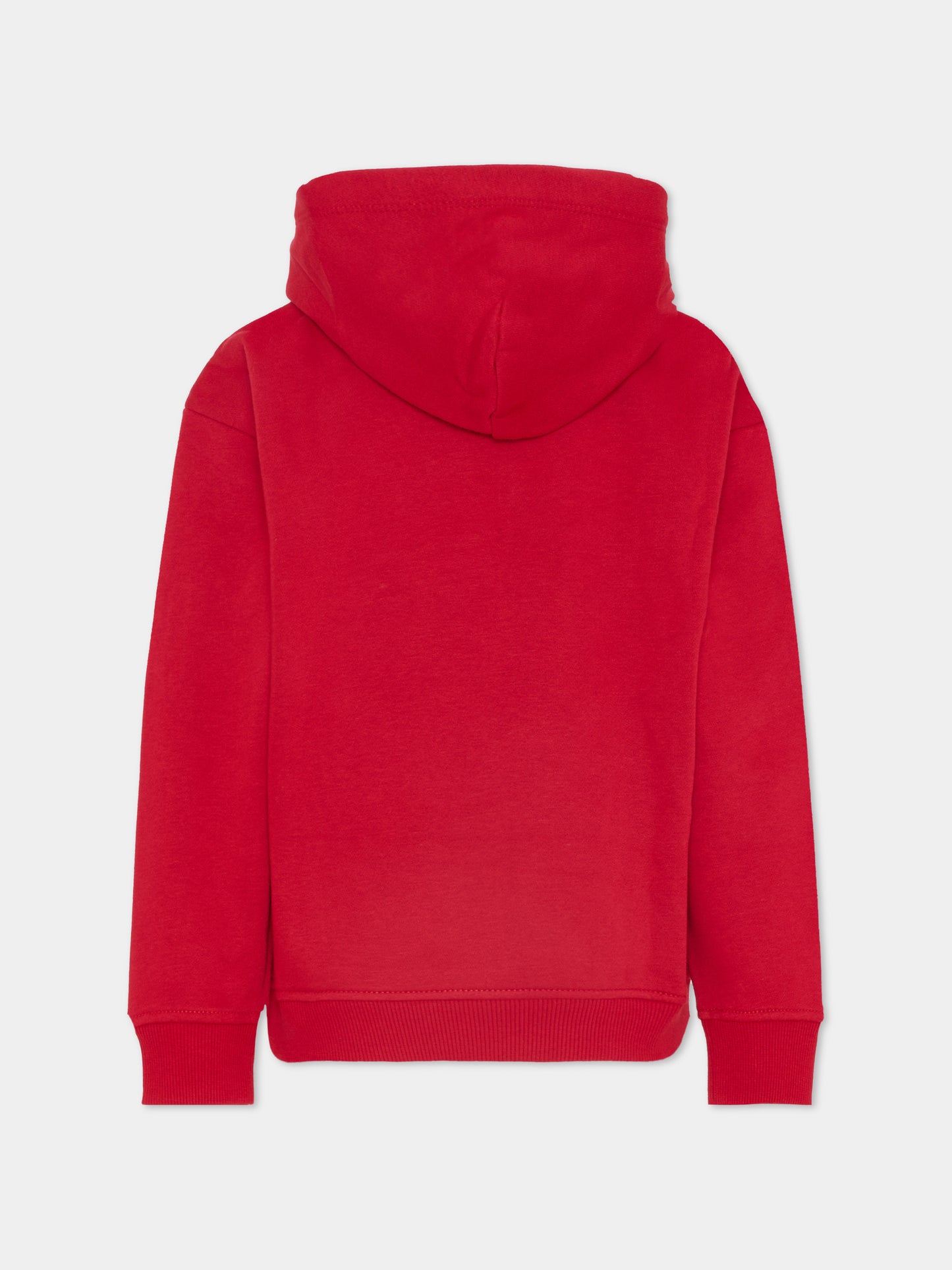 Felpa rossa per bambino con bandierina,Tommy Hilfiger Junior,KB0KB10112 XLD