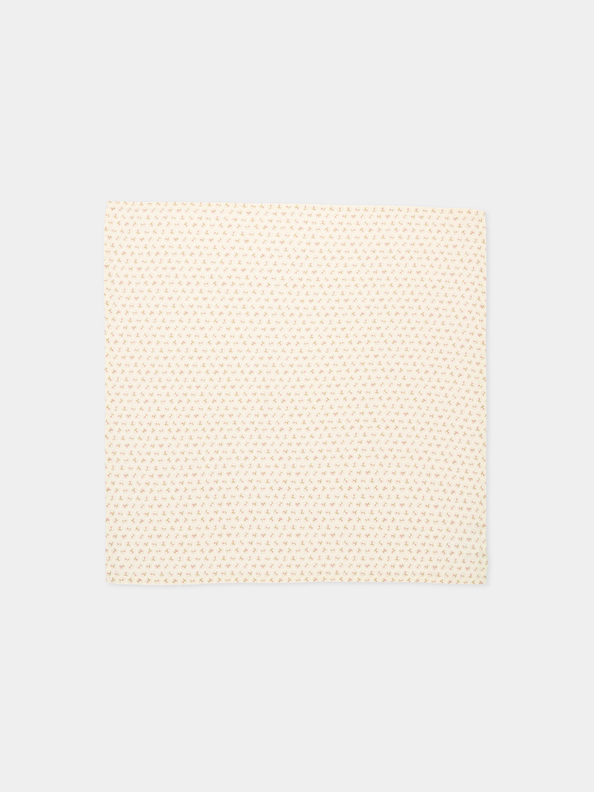 Coperte avorio per neonata con micro-fiori,Bonpoint,W06NACW00002 624